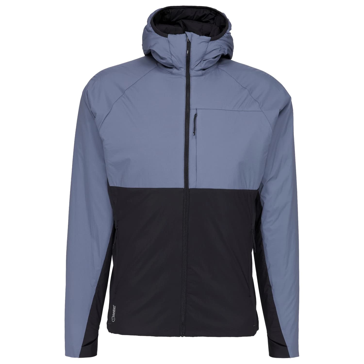 Вълнено яке Stoic MountainWool60 JokkmokkSt. Hybrid Hoody II Wool jacket - Pale Blue Grey / Black