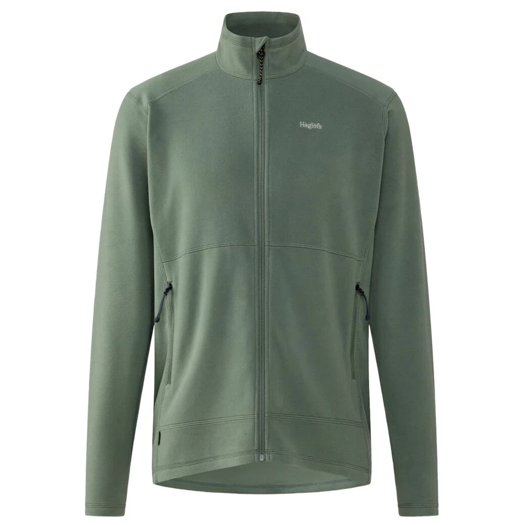 Мъжко поларено яке Haglöfs Buteo Mid II Jacket Fleece jacket - Chlorophyll Green