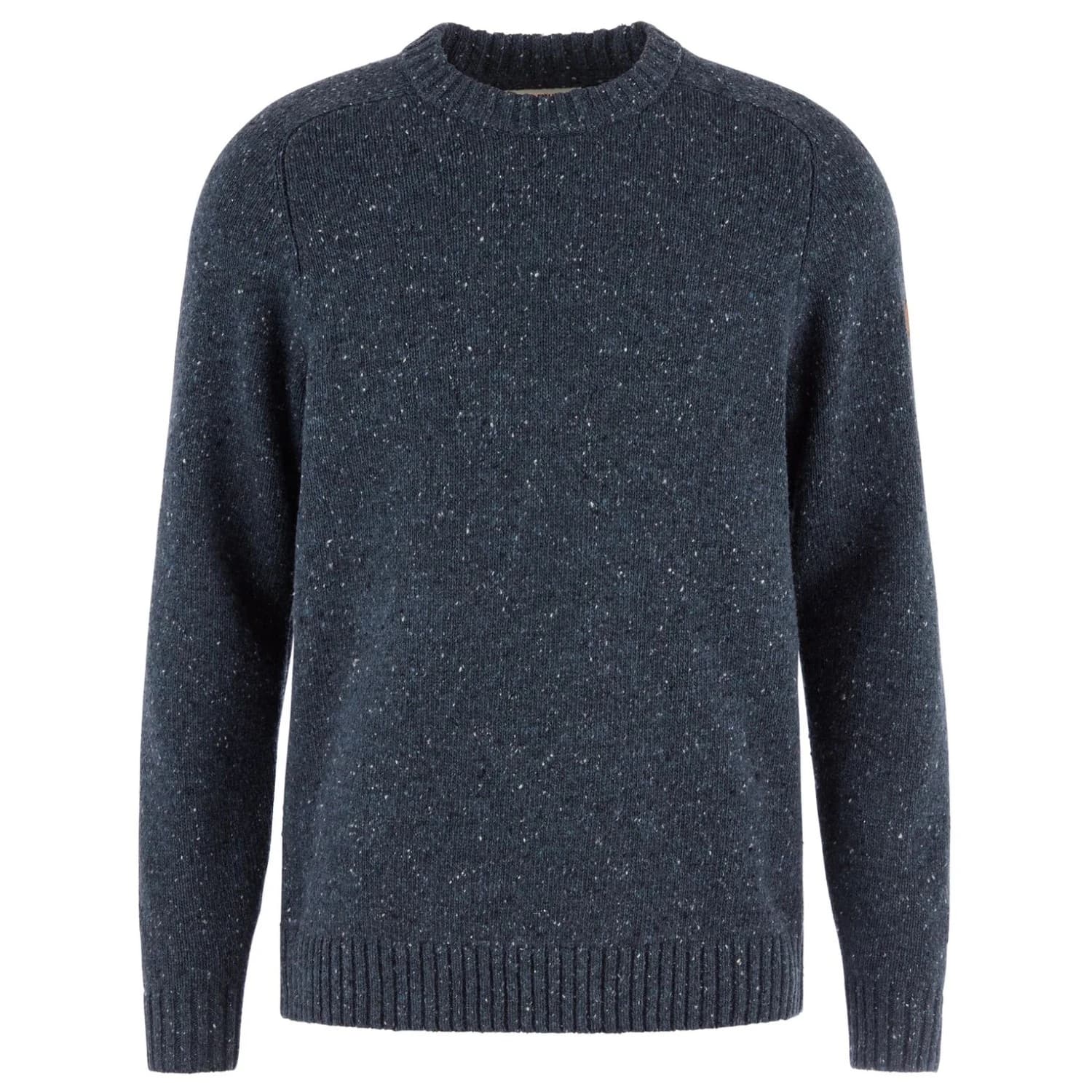 Мъжки вълнен пуловер Fjällräven Övik Neps Knit Sweater Wool jumper - Dark Navy