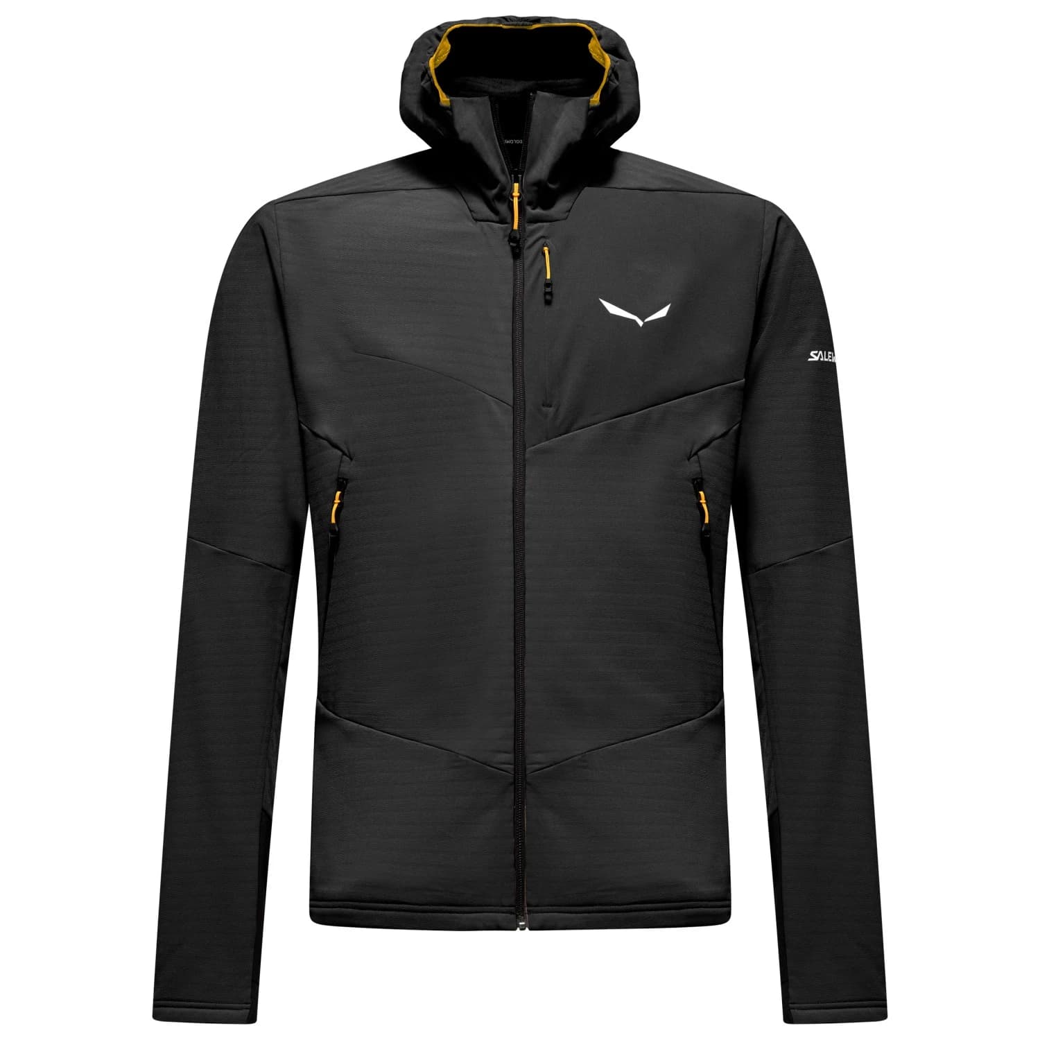 Мъжко поларено яке Salewa Ortles Fleece HD FZ Fleece jacket - Black Out