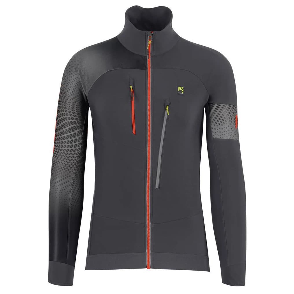 Мъжко поларено яке Karpos Alagna 2.0 Jacket Fleece jacket - Woodl.Gray / Smoked / Fire