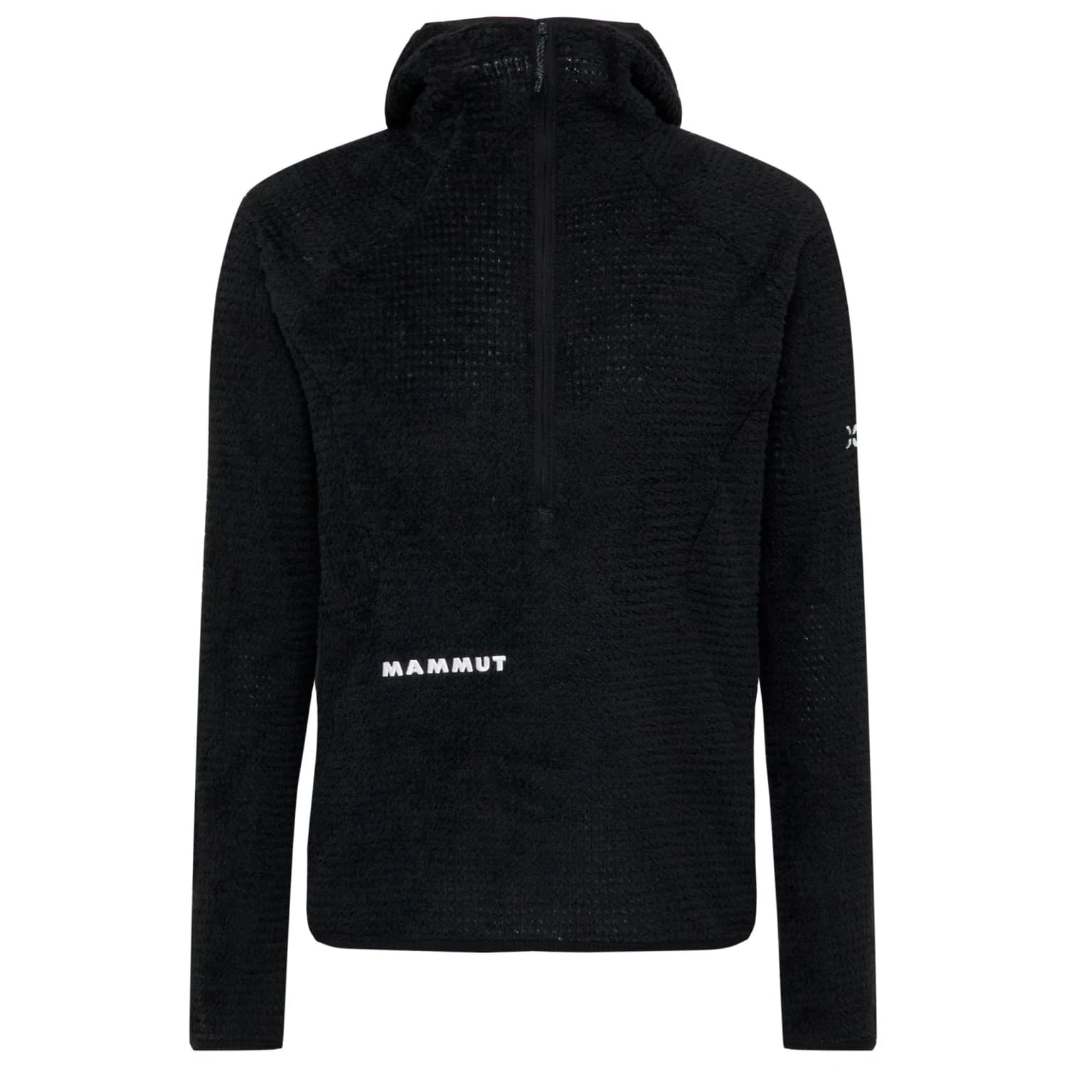 Мъжки поларен пуловер Mammut Eiger Free ML Air Half Zip Hoodie Fleece jumper - Black