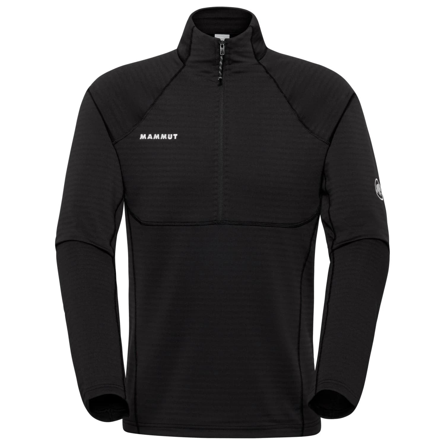 Мъжки поларен пуловер Mammut Taiss ML Half Zip Pull Fleece jumper - Black