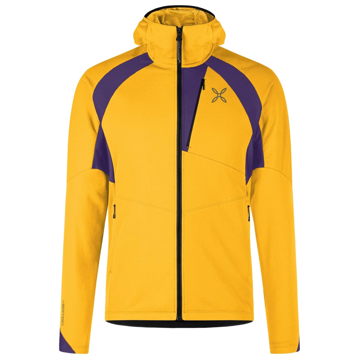 Поларено яке Montura Vertigo Octa Hooded Maglia Fleece jacket - Mustard / Petunia