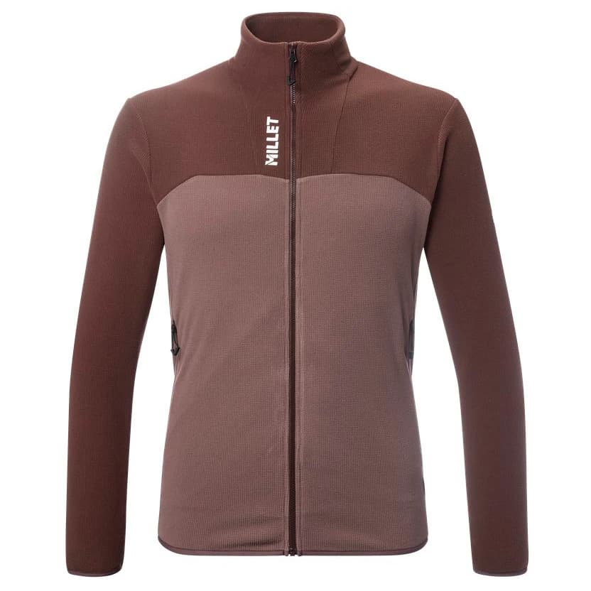 Мъжко поларено яке Millet Ubic Lightgrid Jacket Fleece jacket - Truffle / Pepper