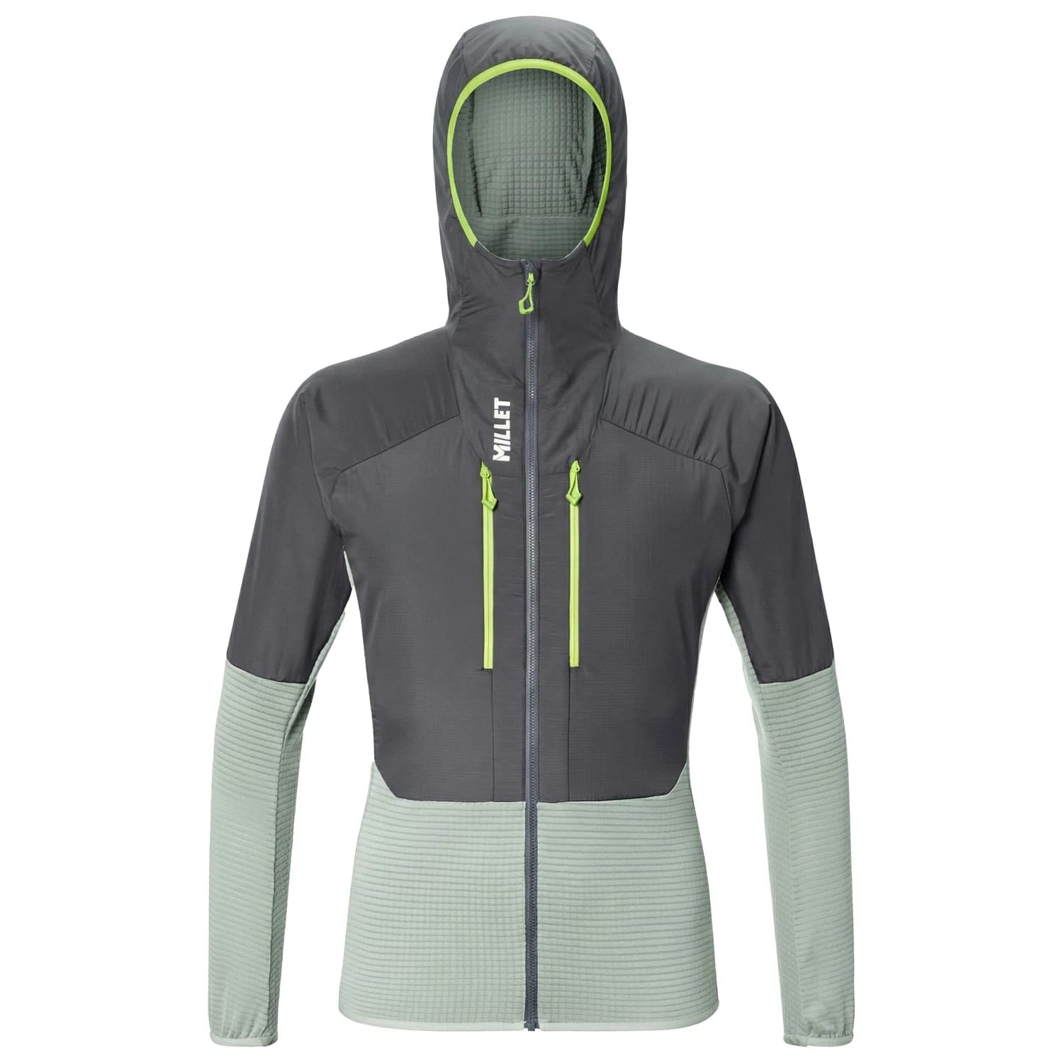 Мъжко поларено яке Millet Parmelan Hybrid Hoodie Fleece jacket - Granite
