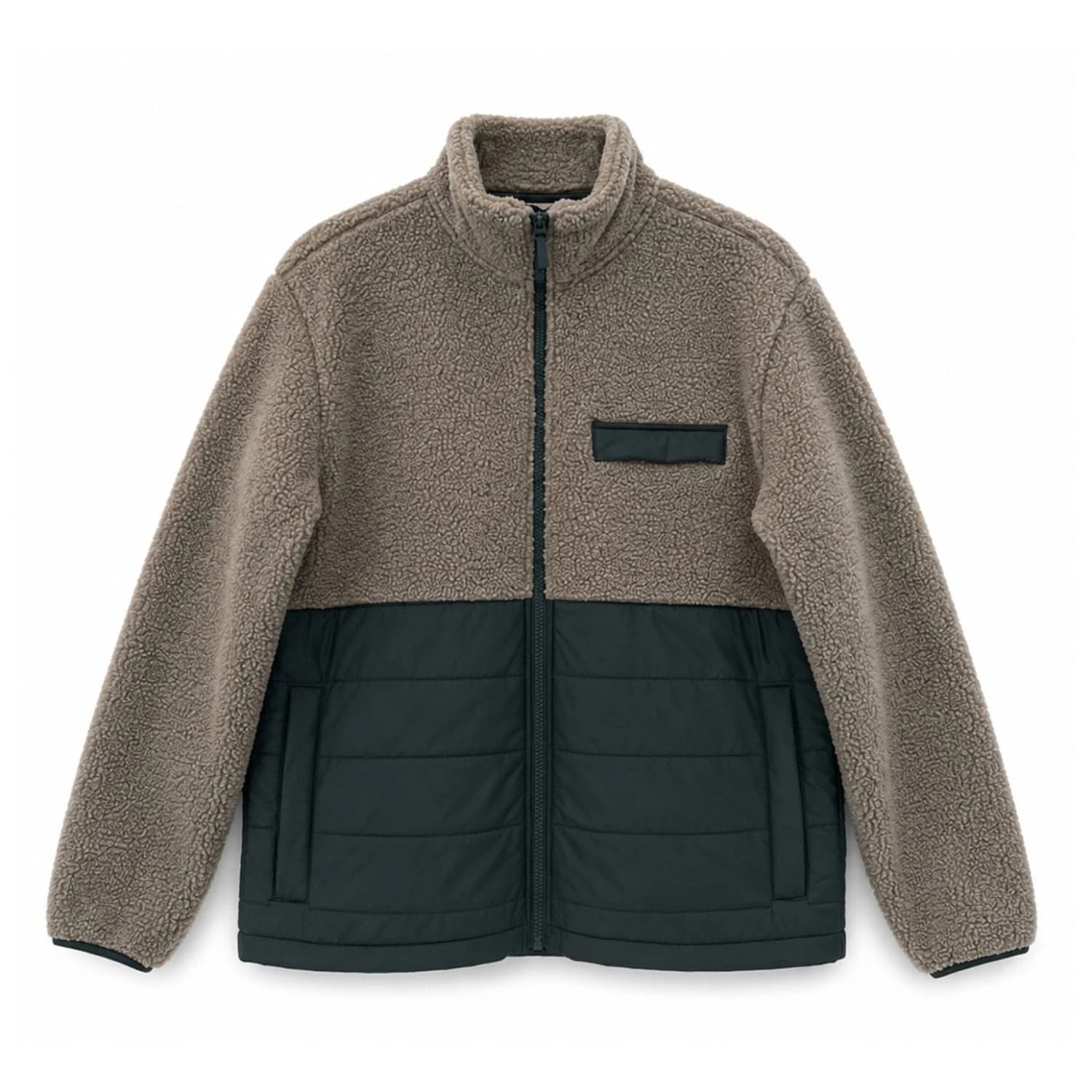 Поларено яке Mazine Fabric Block Jacket Fleece jacket - Eucalyptus / Forest