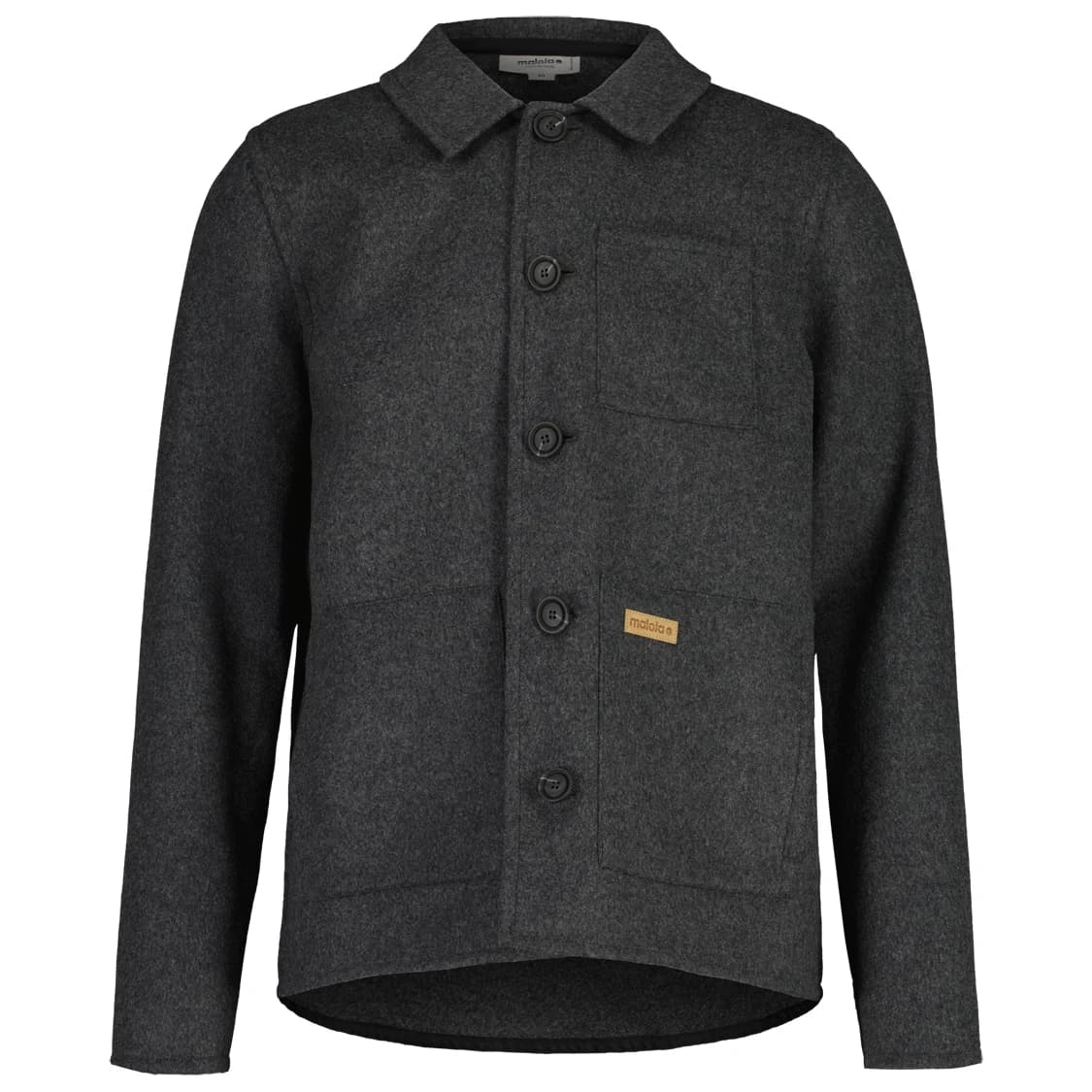 Вълнено яке Maloja AmadioM. Casual jacket - Deep Black Melange