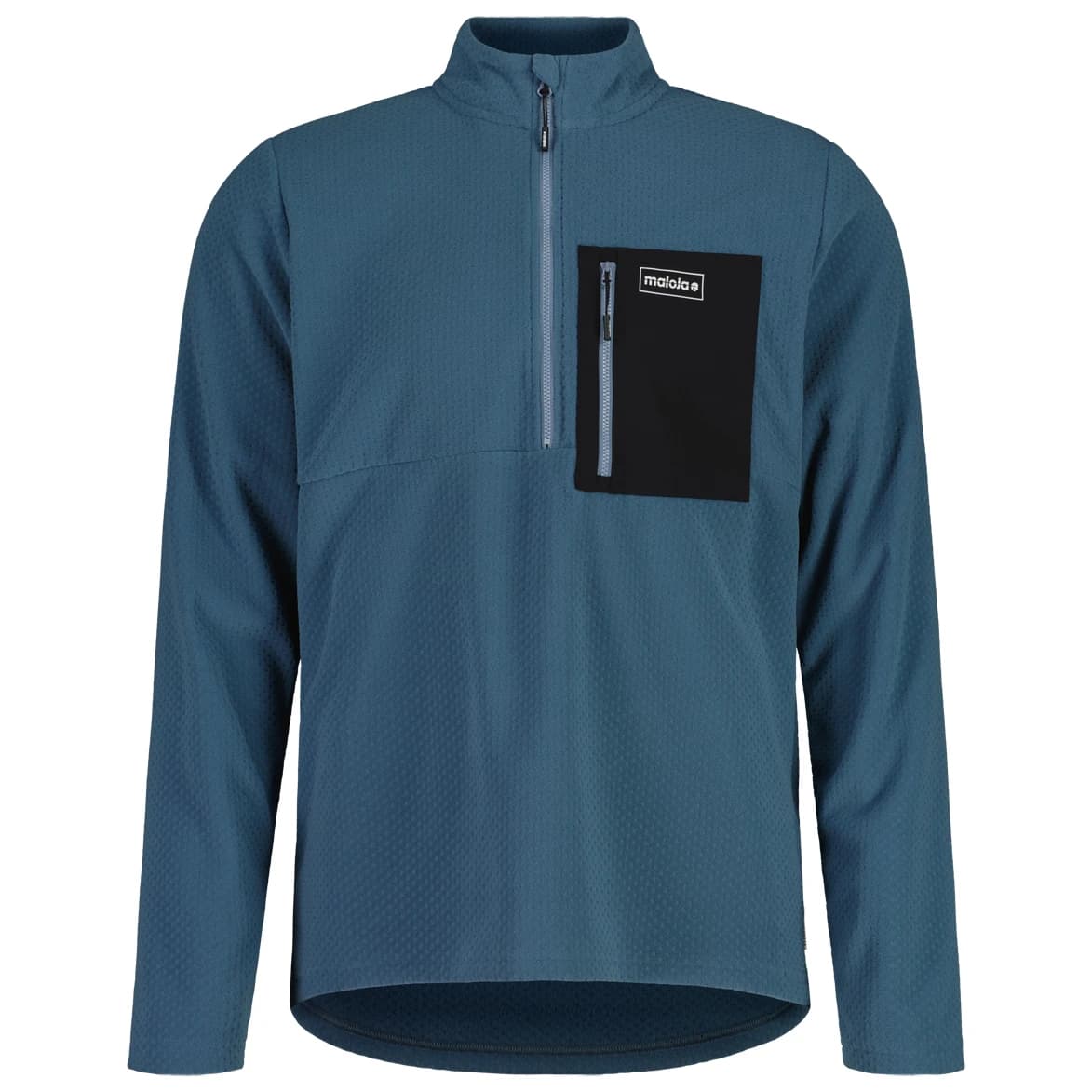 Поларен пуловер Maloja AramM. Fleece jumper - Dusty Blue
