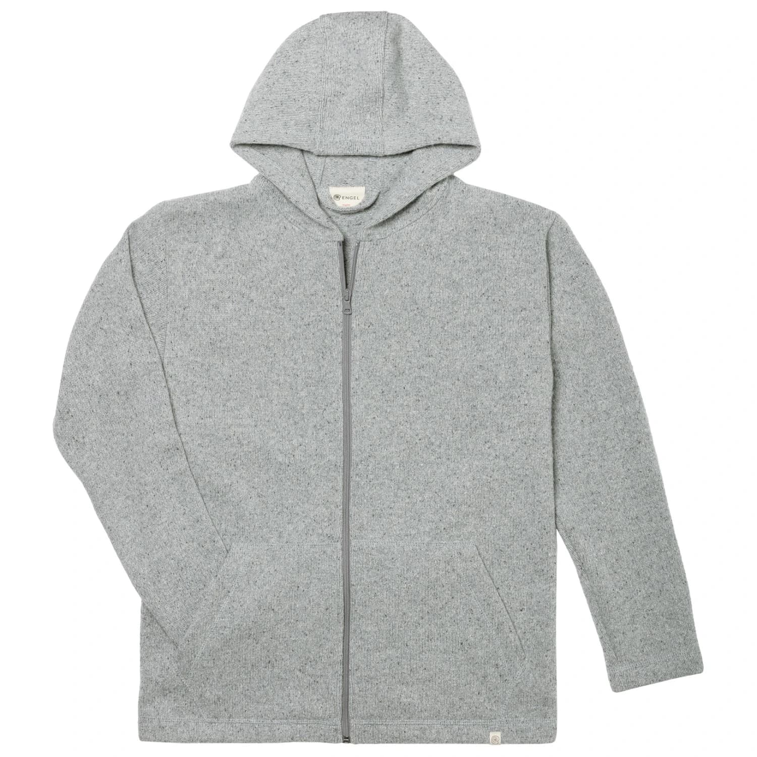 Мъжко вълнено яке Engel Kapuzenjacke Merino jacket - Kiesel