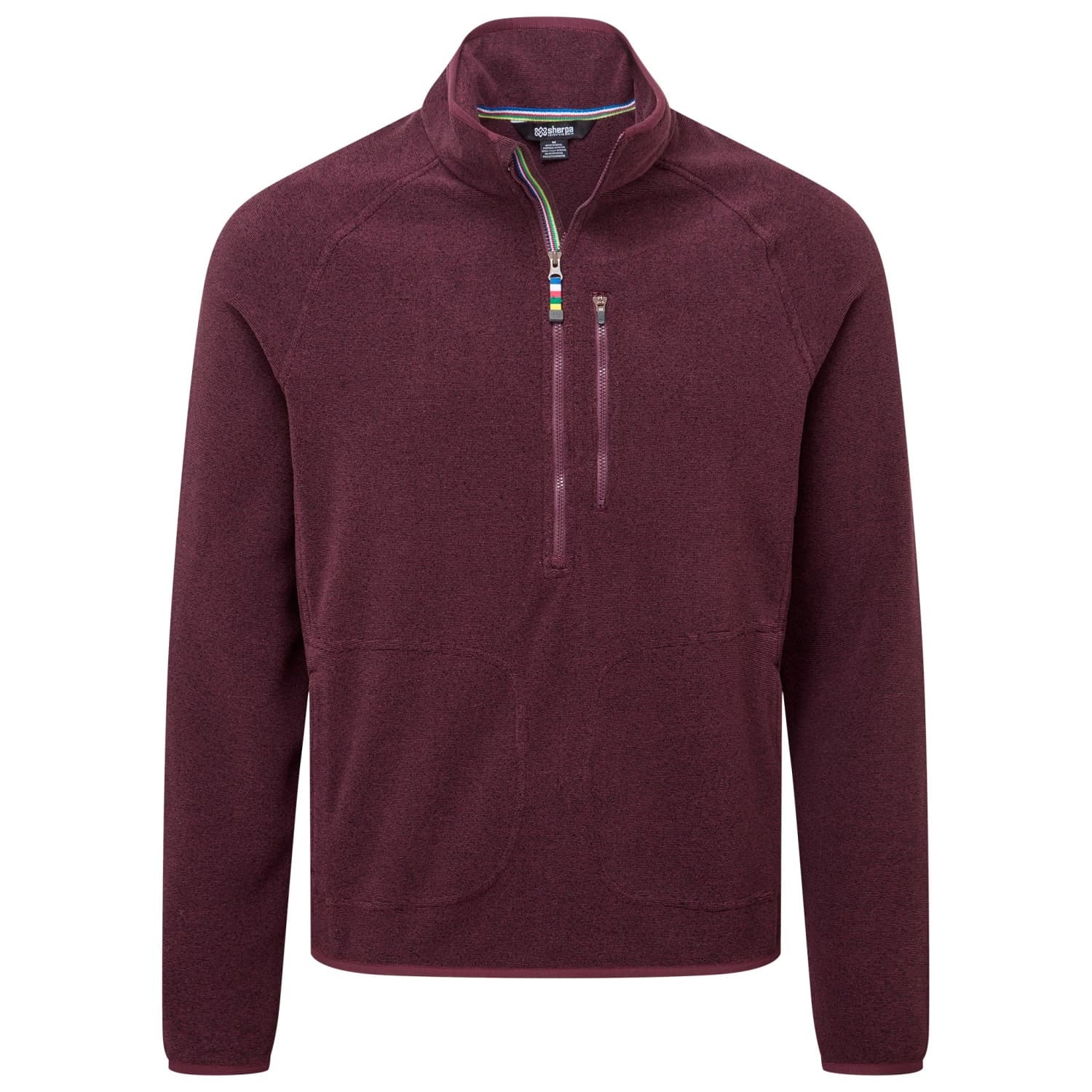 Поларен пуловер Sherpa Rolpa 1/2 Zip Fleece jumper - Merlot