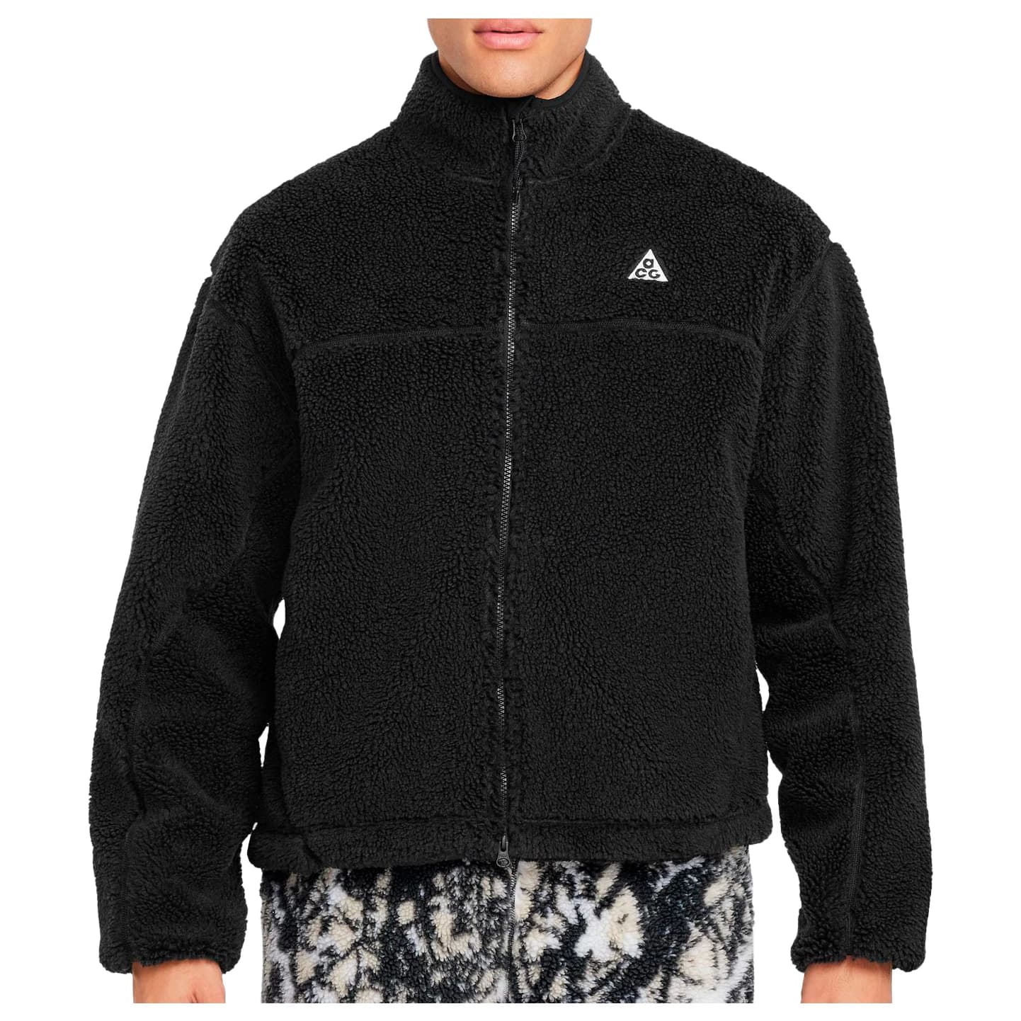 Поларено яке Nike ACG Therma Fit ADV Windproof Canwell Glacier FZ Fleece jacket - Black / Black / Summit White