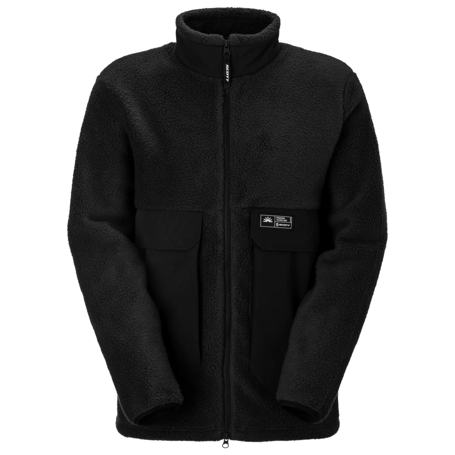 Мъжко поларено яке Scott Jacket Escape Heritage Pile Fleece jacket - Black