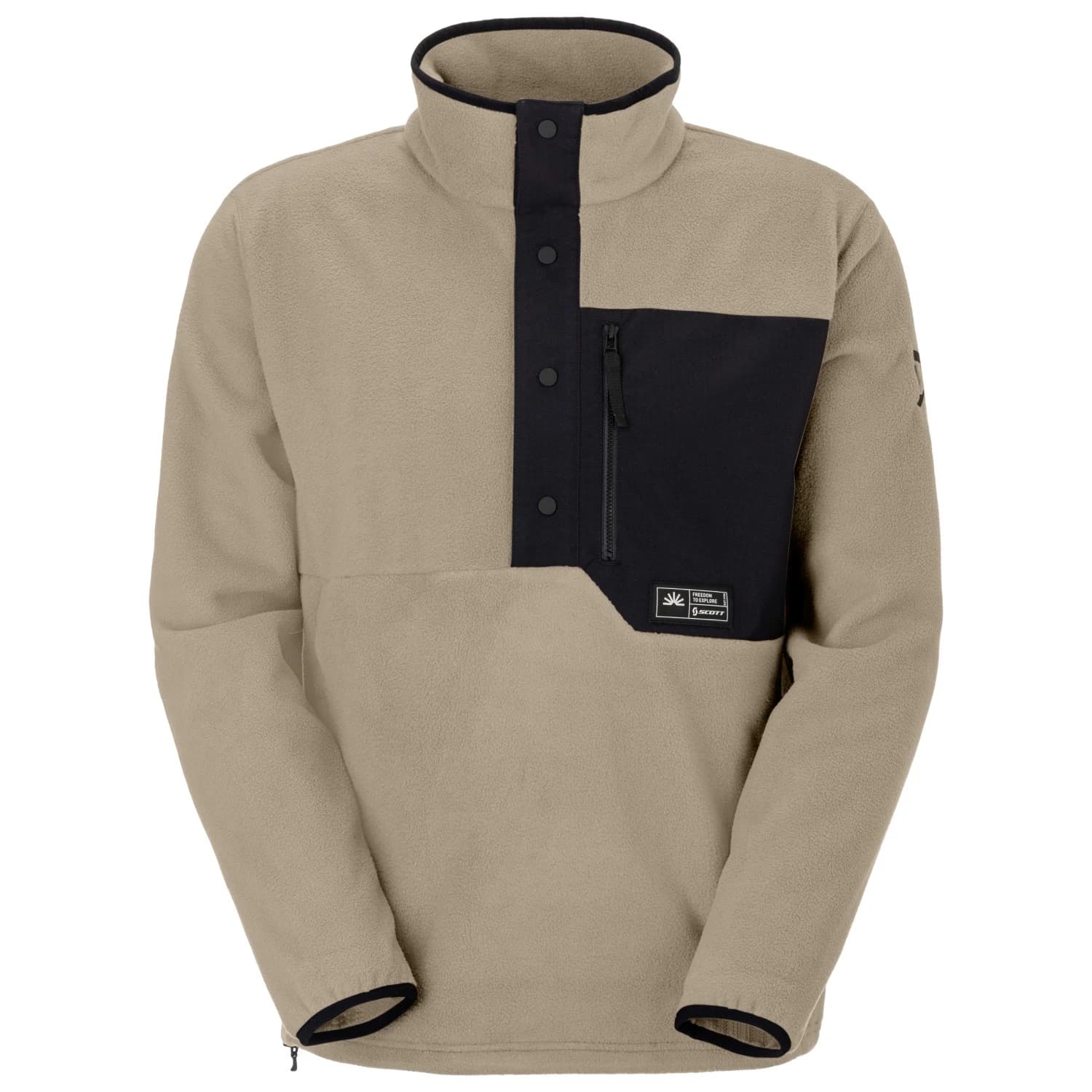 Мъжки поларен пуловер Scott Pullover Escape Original Fleece Fleece jumper - Portobello Beige