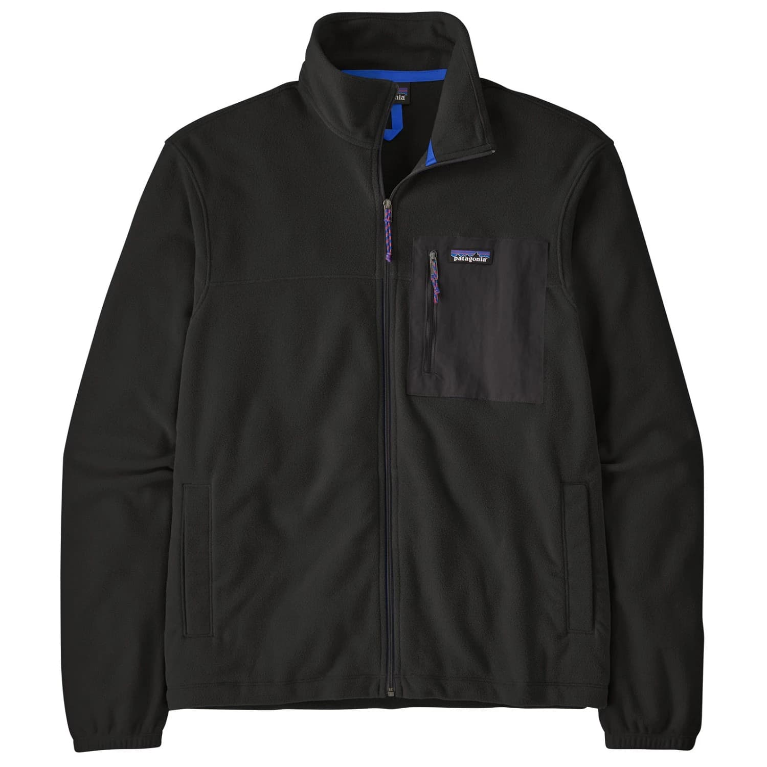 Мъжки поларен пуловер Patagonia Micro D Patch Pocket Jacket Fleece jumper - Black