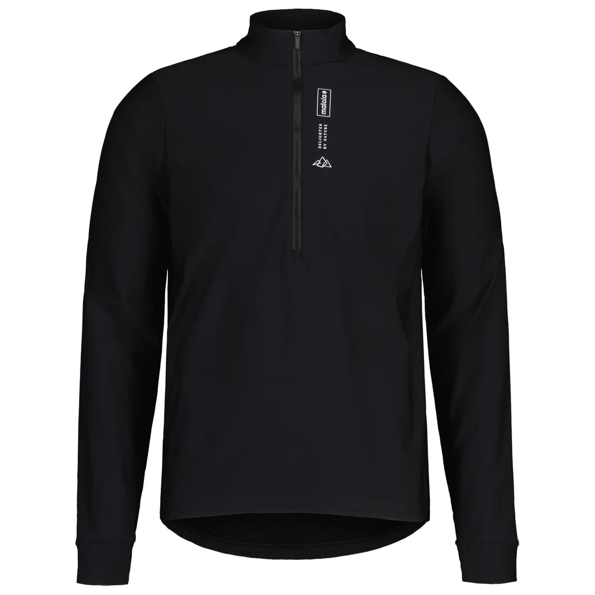 Мъжки поларен пуловер Maloja SacconsM. Fleece jumper - Deep Black