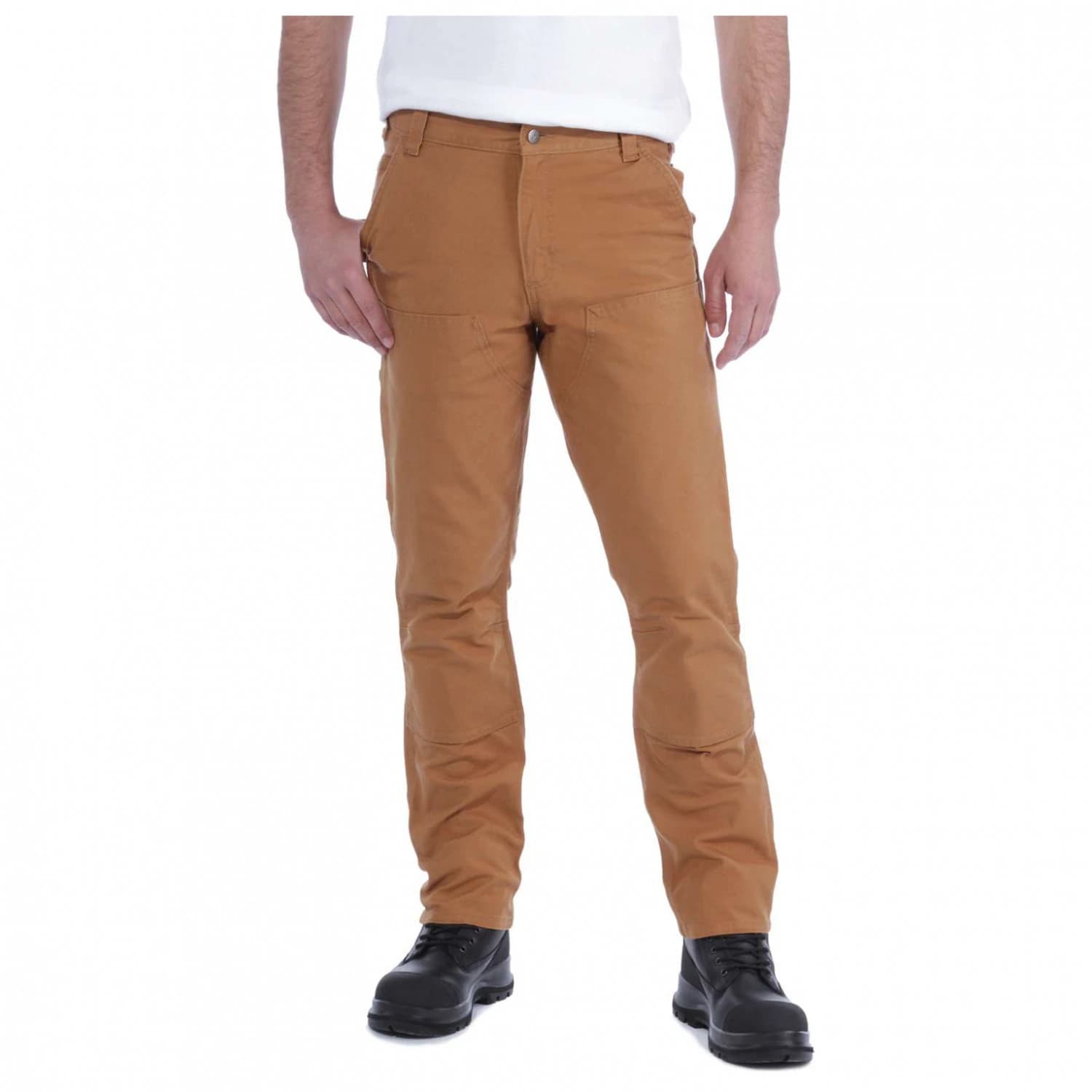 Мъжки ежедневен панталон Carhartt Stretch Duck Double Front Casual trousers - Carhartt Brown