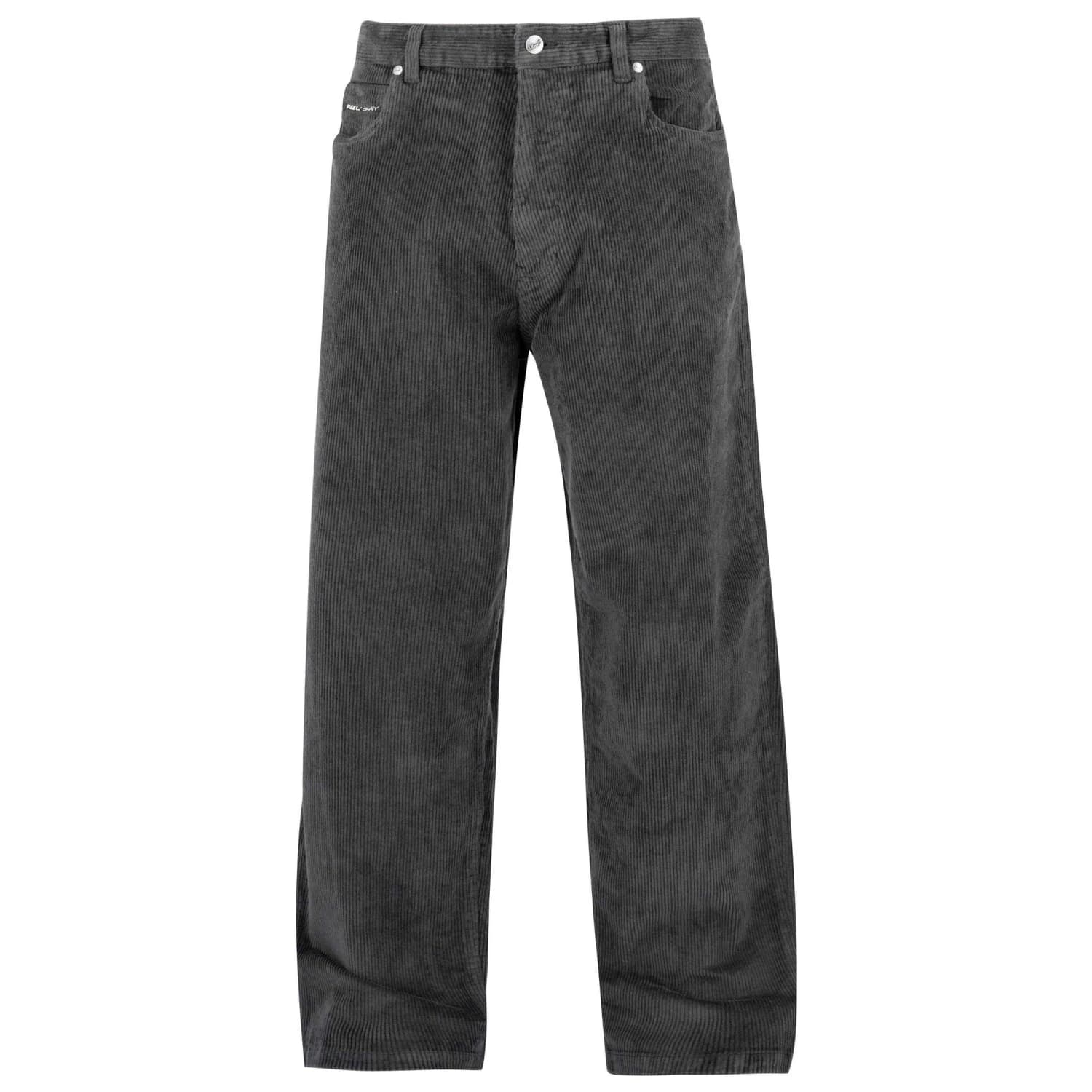 Мъжки ежедневен панталон Reell Baggy Cord Casual trousers - Vulcan Grey Cord