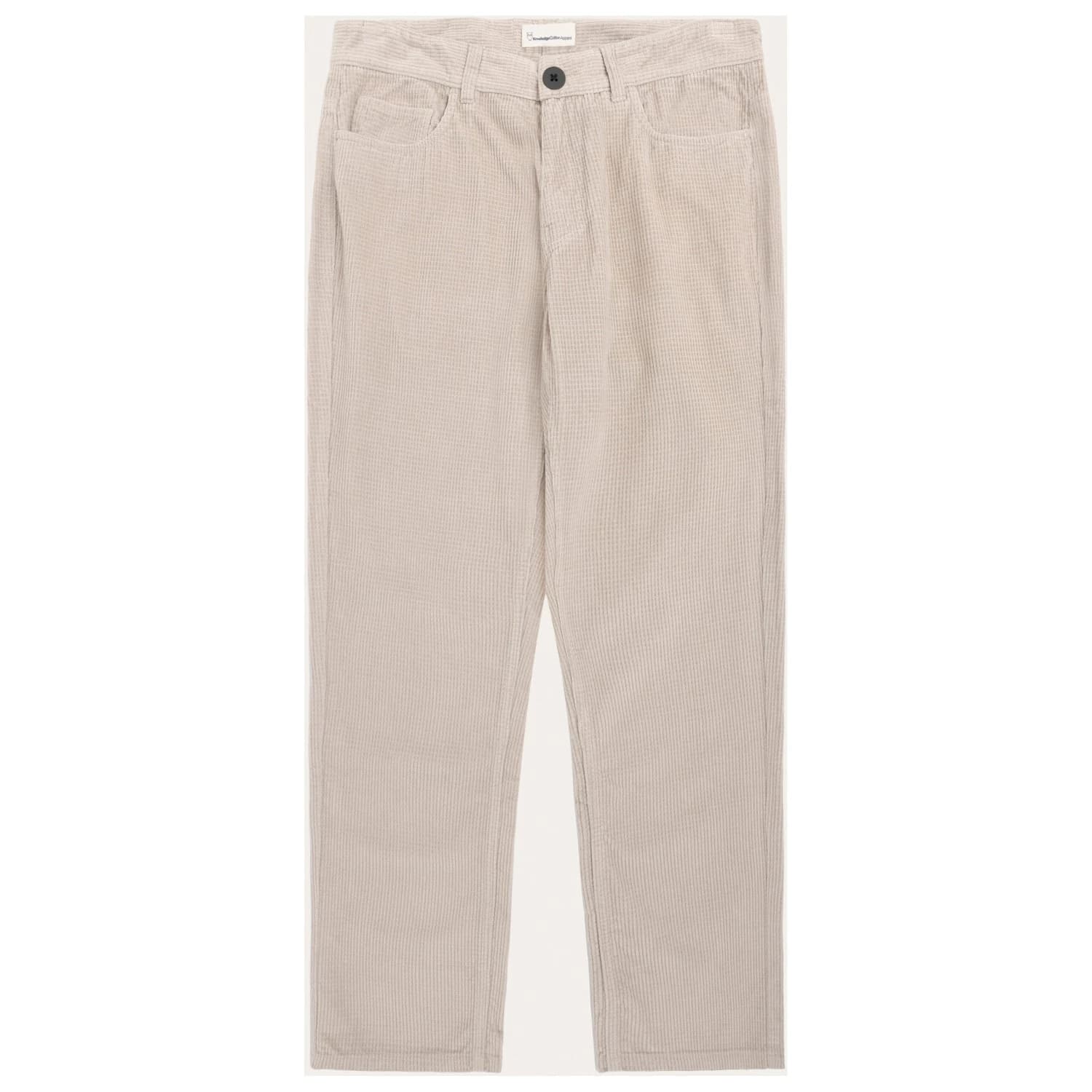 Мъжки ежедневен панталон KnowledgeCotton Apparel 5-Pocket 8-Wales Corduroy Pant Casual trousers - Light Feather Gray