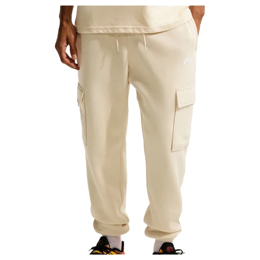 Мъжки ежедневен панталон Nike Club Basketball Cargo Pants Casual trousers - Light Khaki / Light Khaki / White
