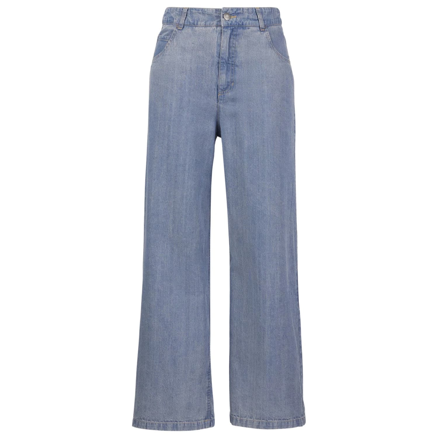 Дамски ежедневен панталон Stoic Women's MMXX. Kinna Jeans Wide Leg Casual trousers - Jeans Blue