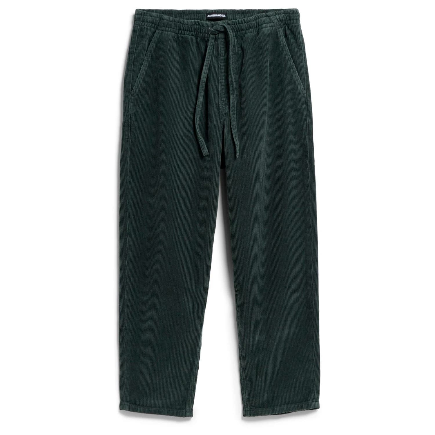 Ежедневен панталон ARMEDANGELS Pull On Corduroy Tapered Pant Casual trousers - Space Steel