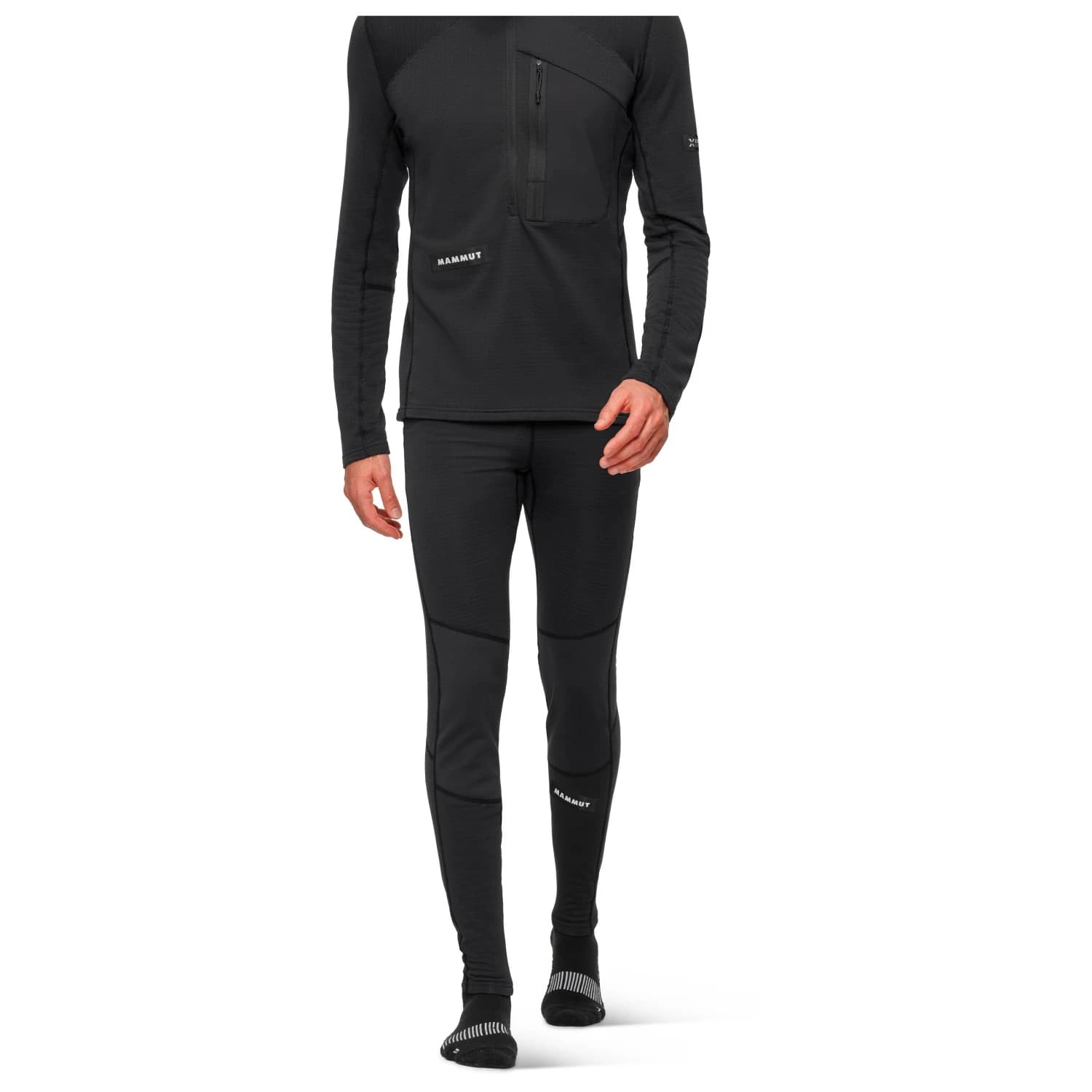 Мъжки поларен панталон Mammut Eiger Nordwand Advanced First Layer Tights Fleece trousers - Black