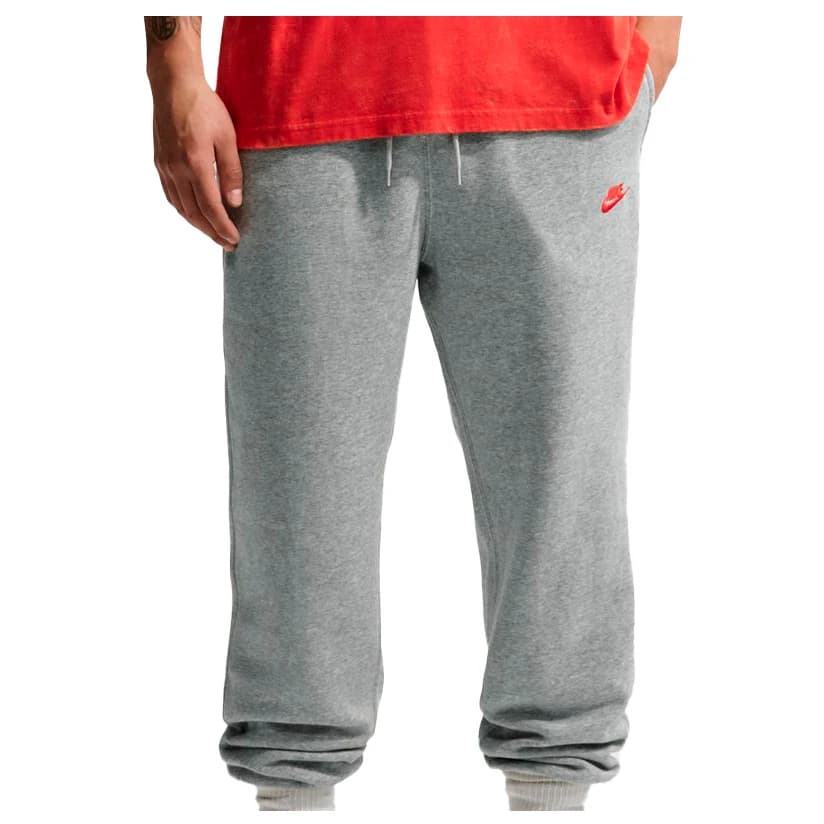 Мъжки анцунг долнище Nike Club Basketball Jogger Tracksuit trousers - Dark Grey Heather / University Red