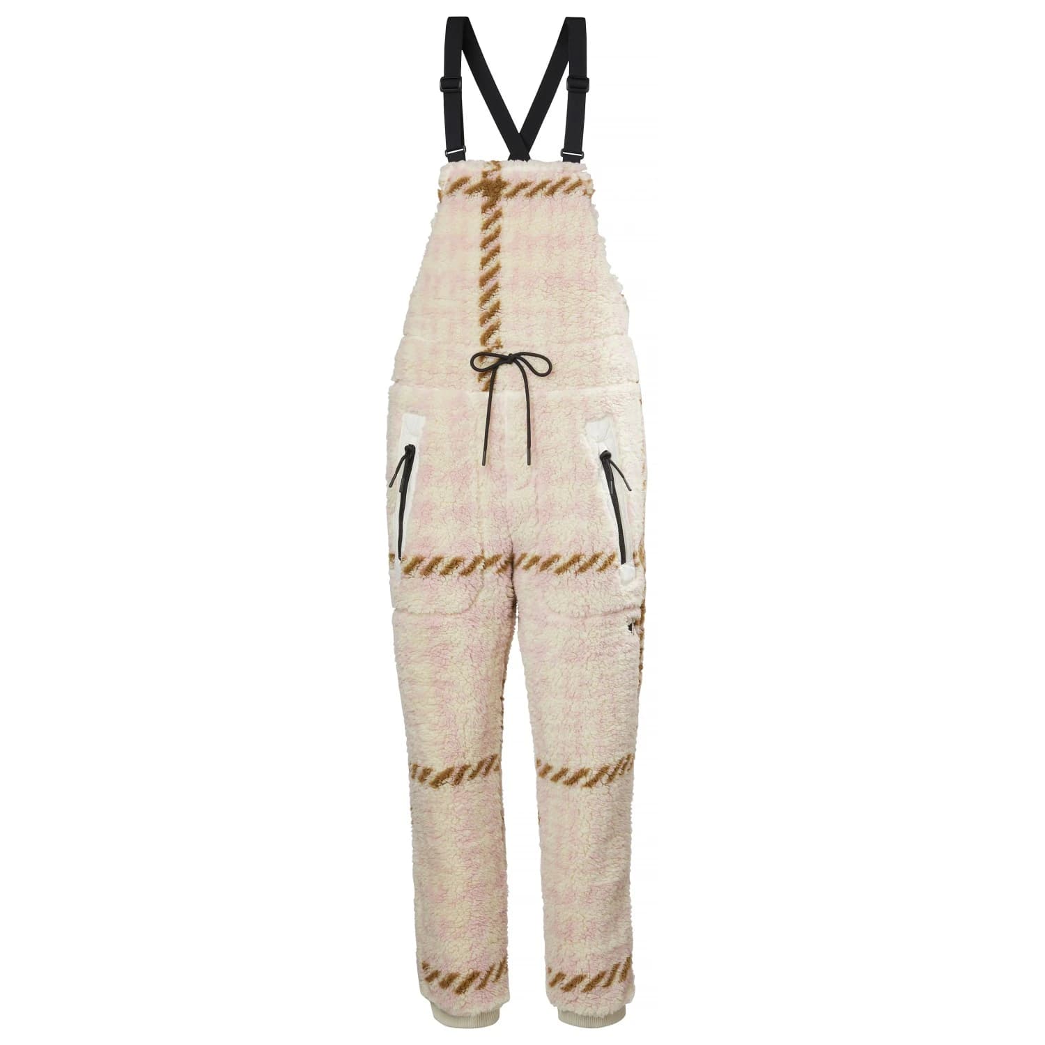 Поларен панталон Helly Hansen Moonlit Pile Bib Fleece trousers - Pink Shake Broxburn Plaid
