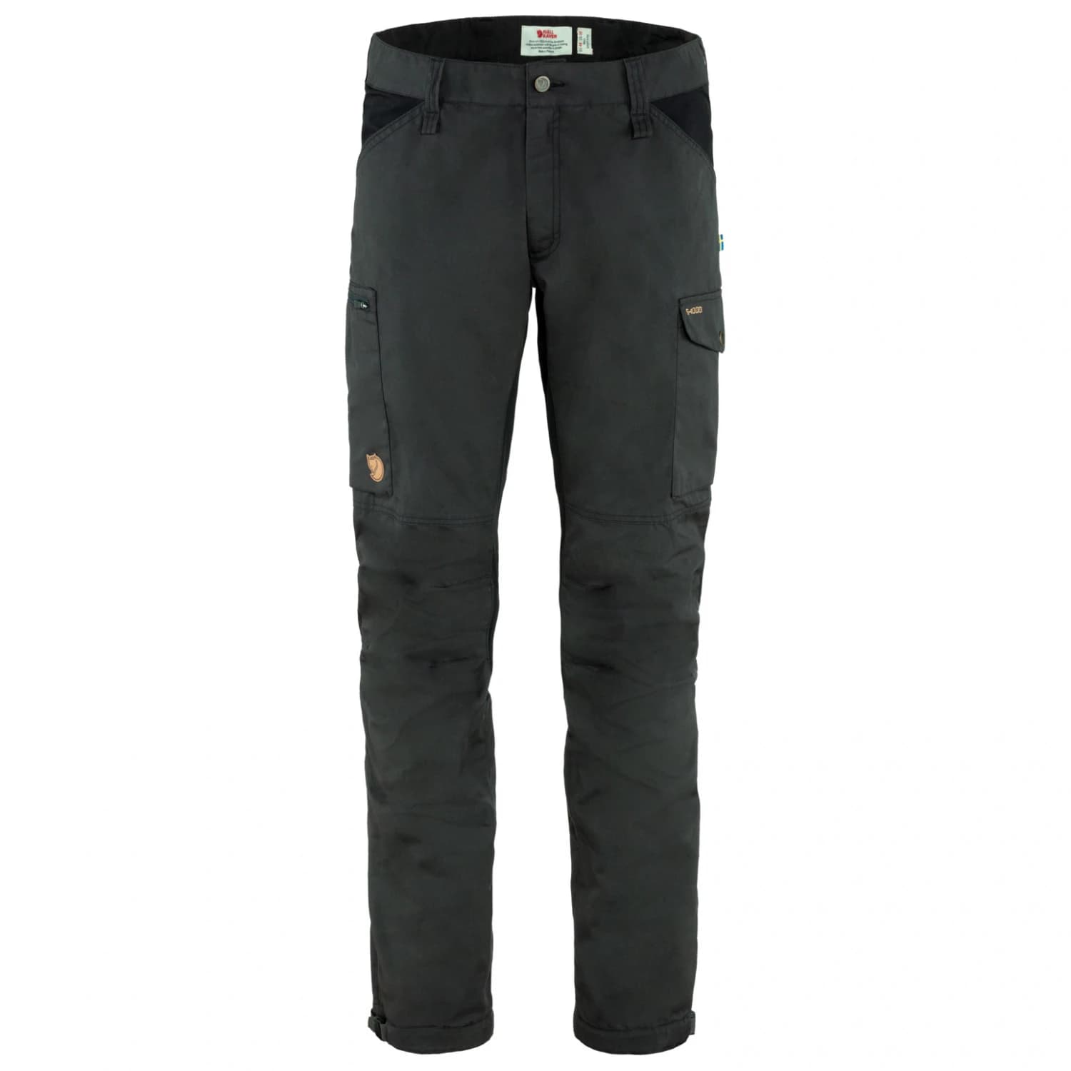 Мъжки туристически панталон Fjällräven Kaipak Trousers Walking trousers - Dark Grey / Black