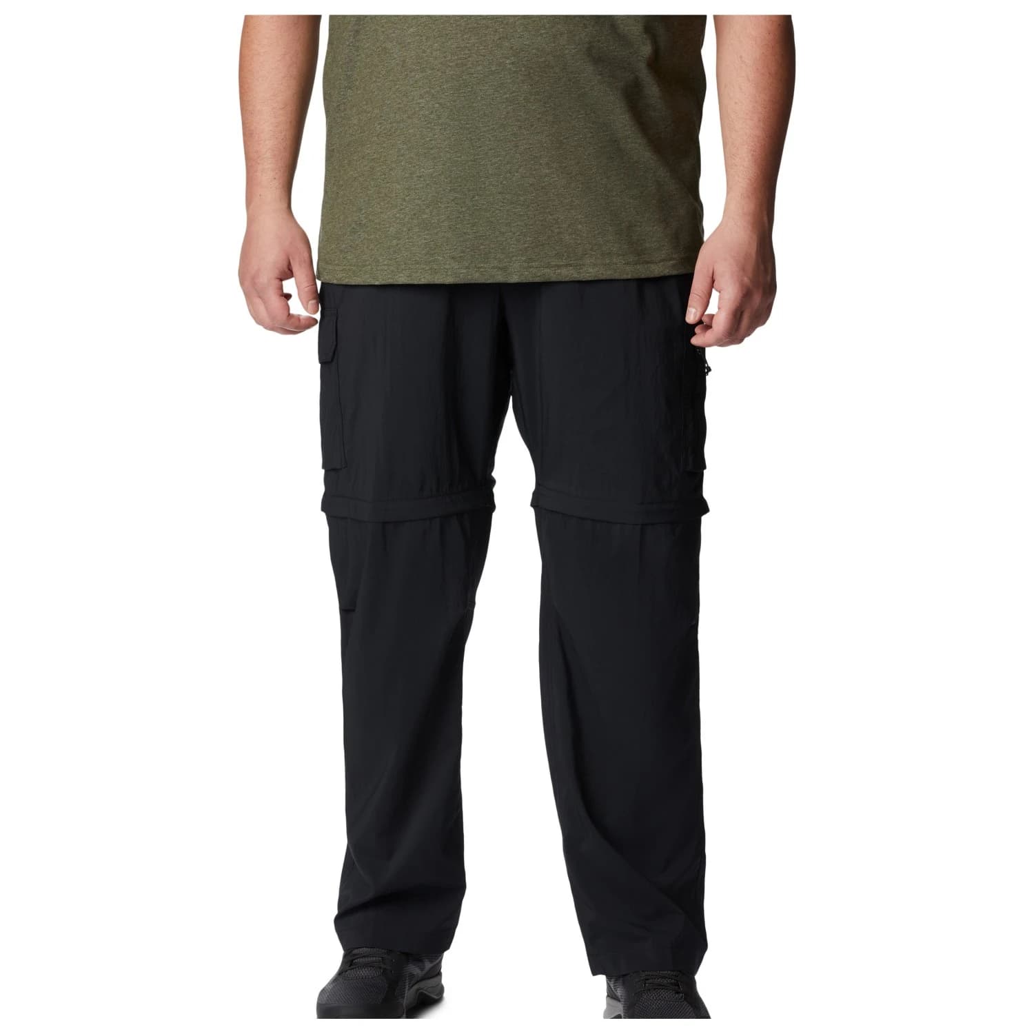 Мъжки панталон със свалящи крачоли Columbia Silver Ridge Utility Convertible Pant Zip-off trousers - Black