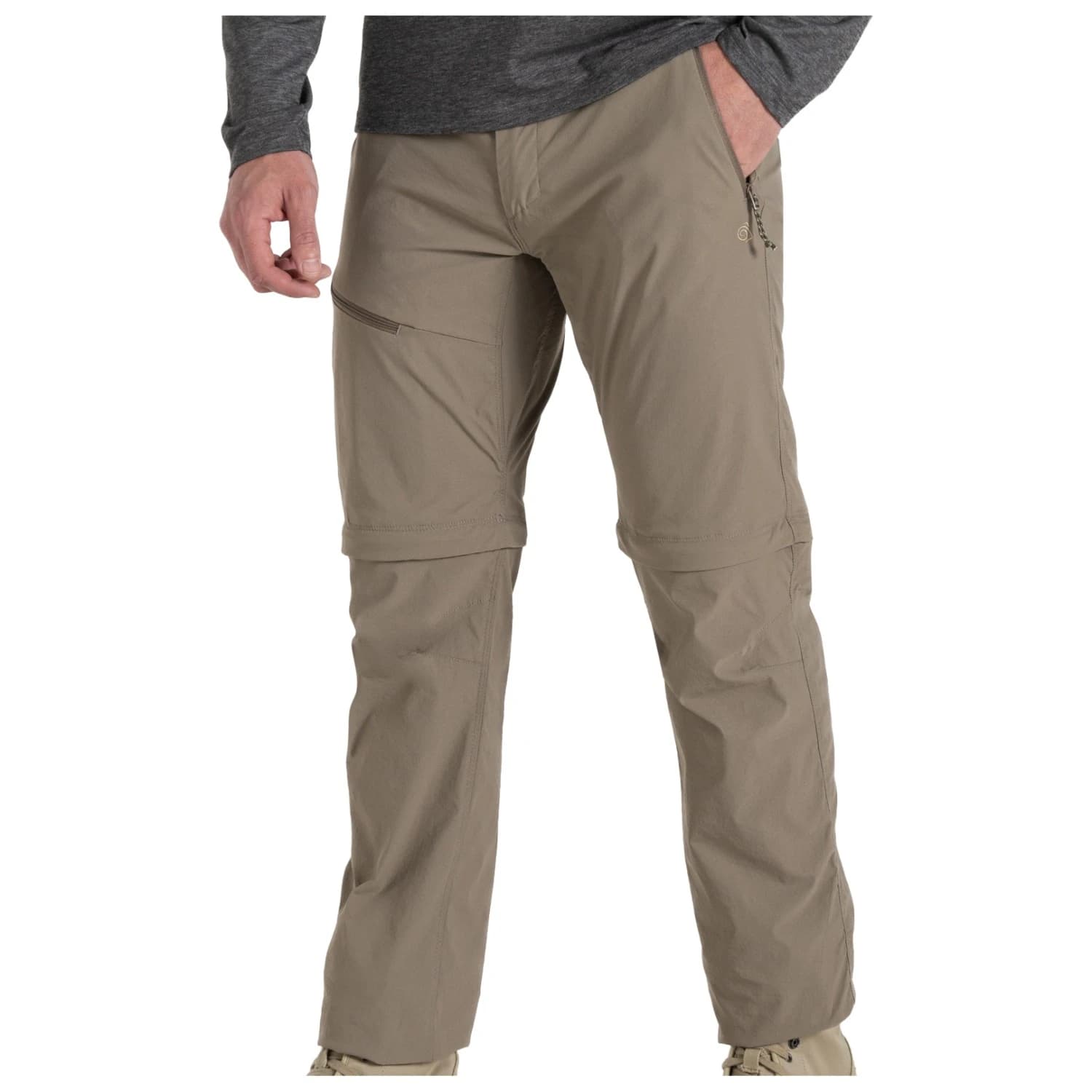 Мъжки панталон със свалящи крачоли Craghoppers Nosilife Pro Convertible Trousers III Zip-off trousers - Pebble