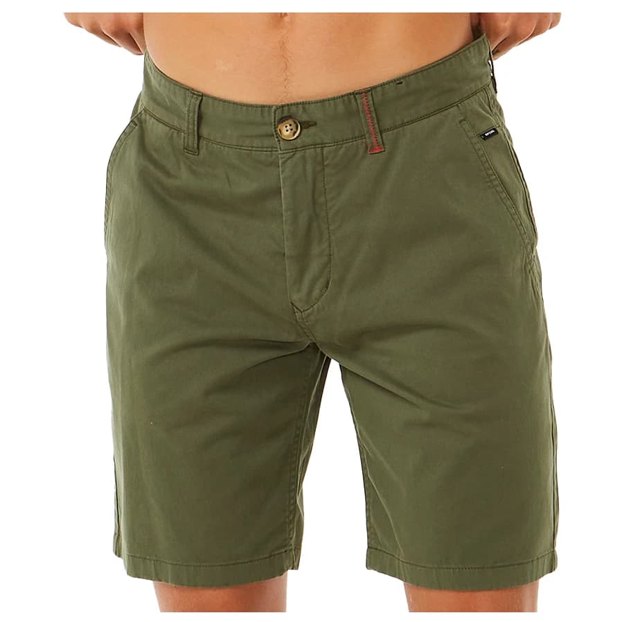 Мъжки къси панталони Rip Curl Twisted Walkshort Shorts - Dark Olive
