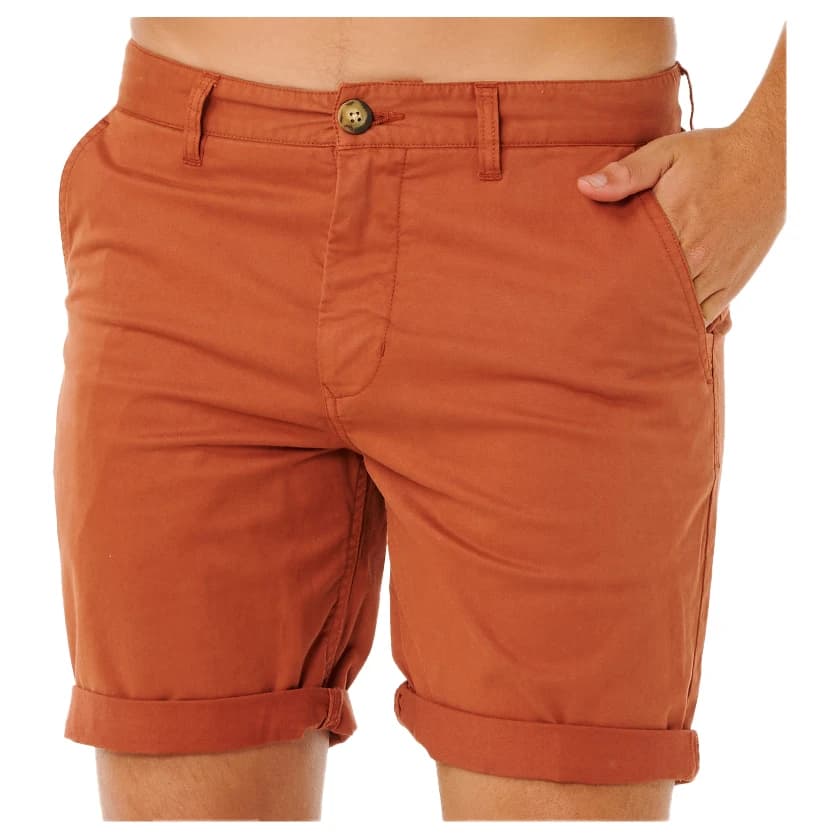 Мъжки къси панталони Rip Curl Twisted Walkshort Shorts - Baked Clay