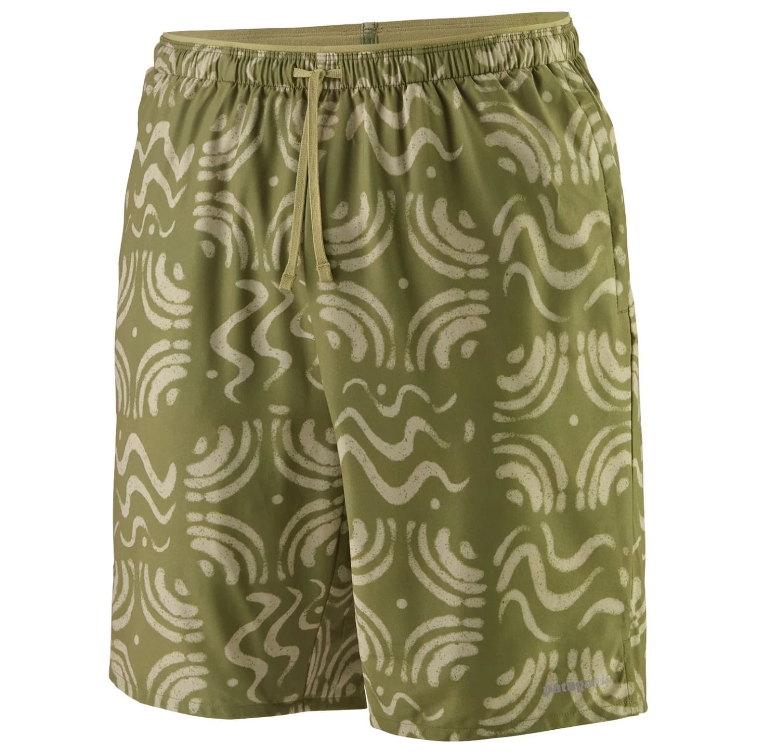 Мъжки шорти за бягане Patagonia Multi Trails Shorts 8'' Shorts - Sand Waves: Caper Green