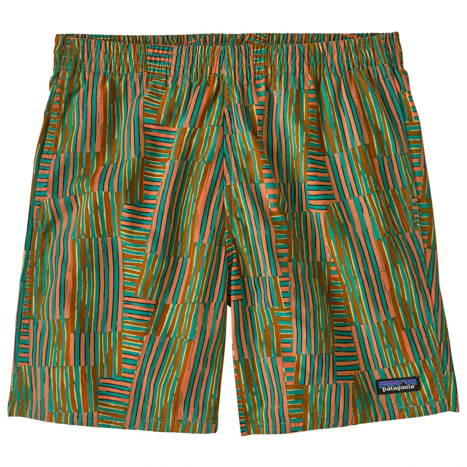 Мъжки къси панталони Patagonia Funhoggers Shorts - Quilty Fitz: Heartleaf Green