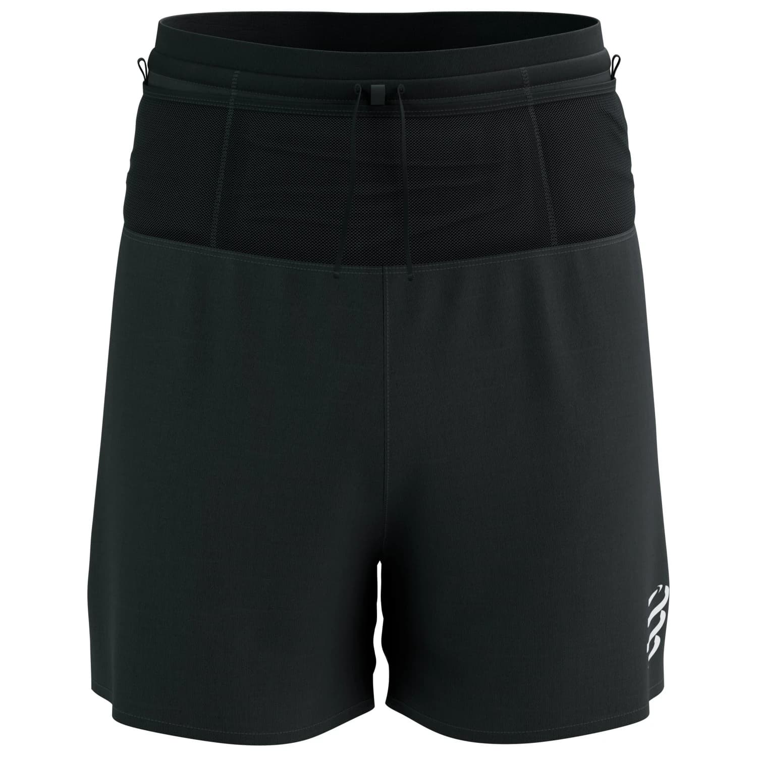 Мъжки шорти за бягане Compressport Trail Racing 2-In-1 Short Running shorts - Black