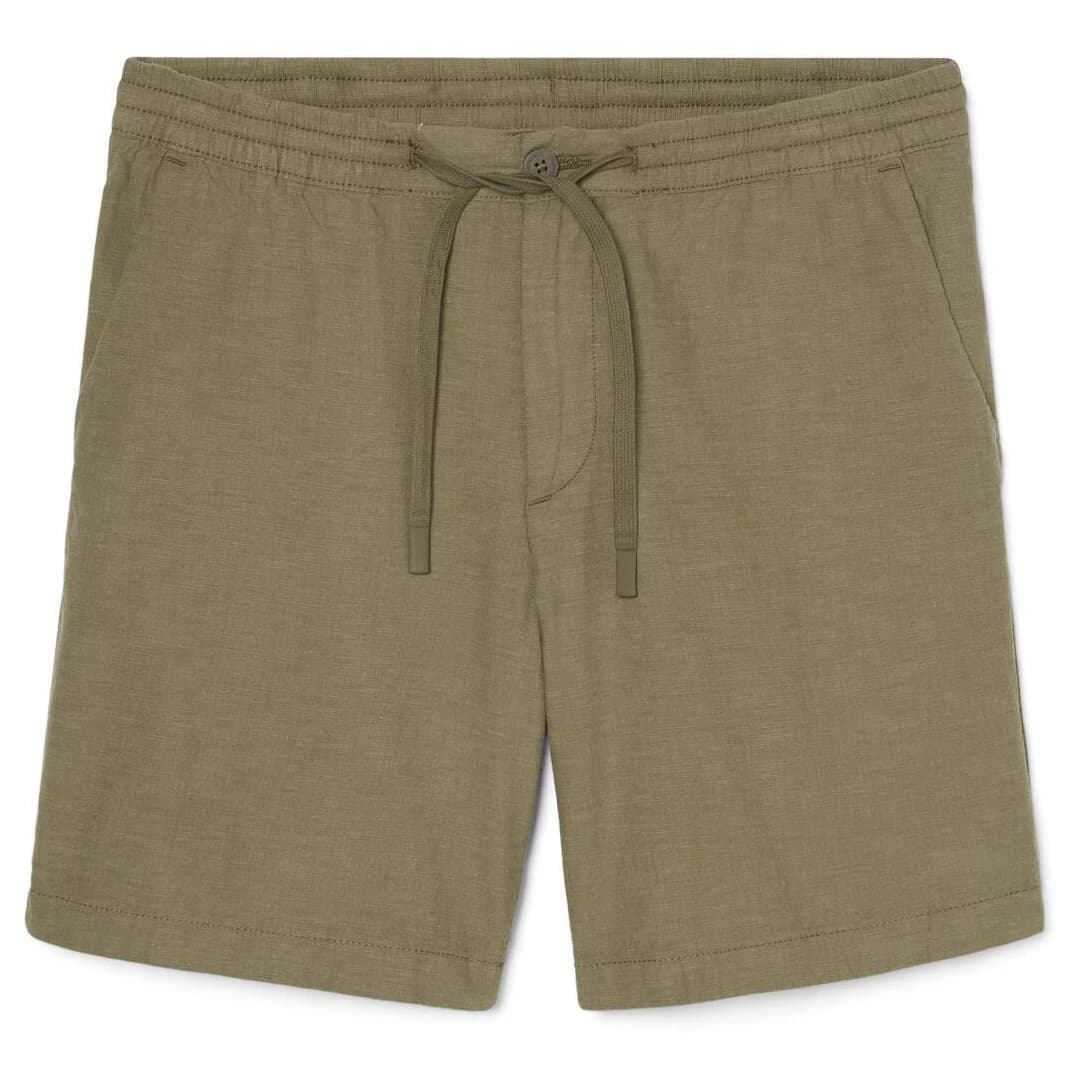 Мъжки къси панталони Timberland Cotton Linen Short Shorts - Leaf Green YD