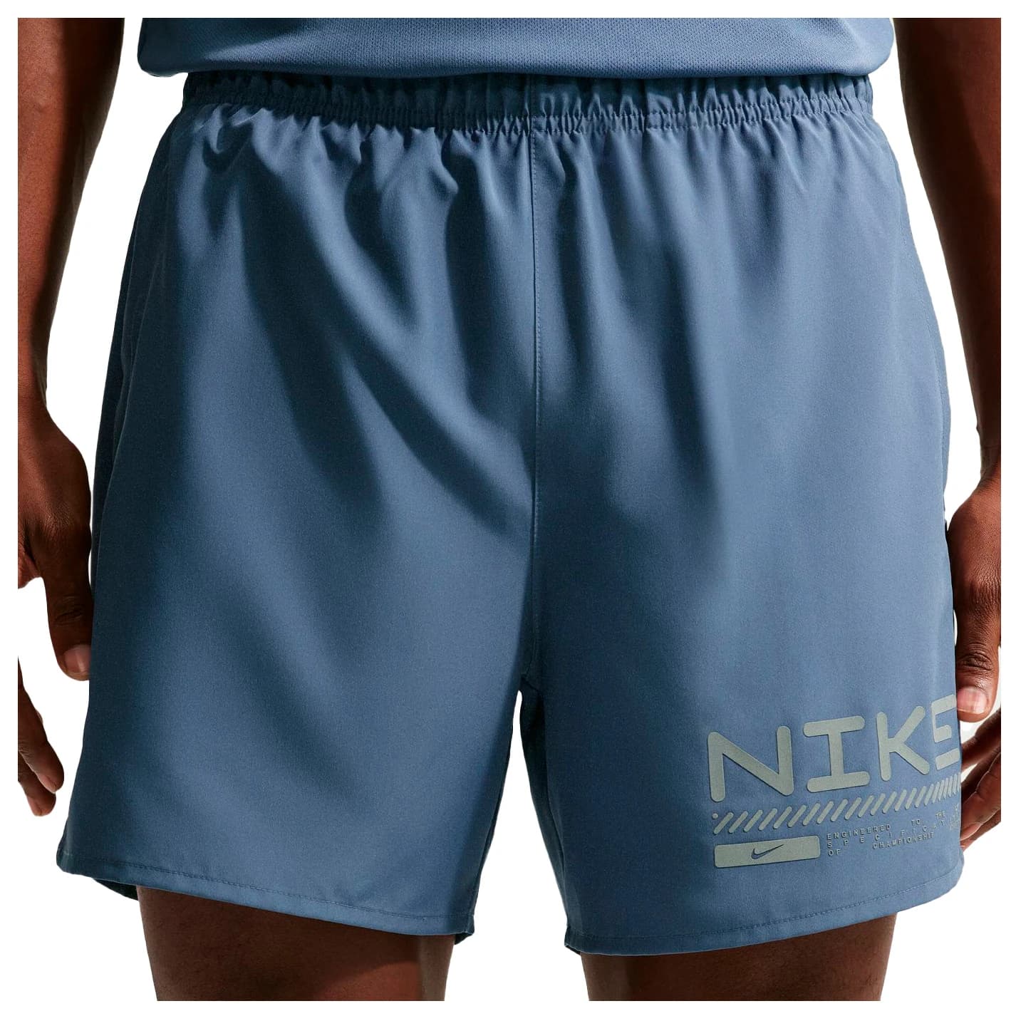 Мъжки шорти за бягане Nike Winterized Challenger 5'' 2in1 Shorts Running shorts - Diffused Blue / Reflective Silver
