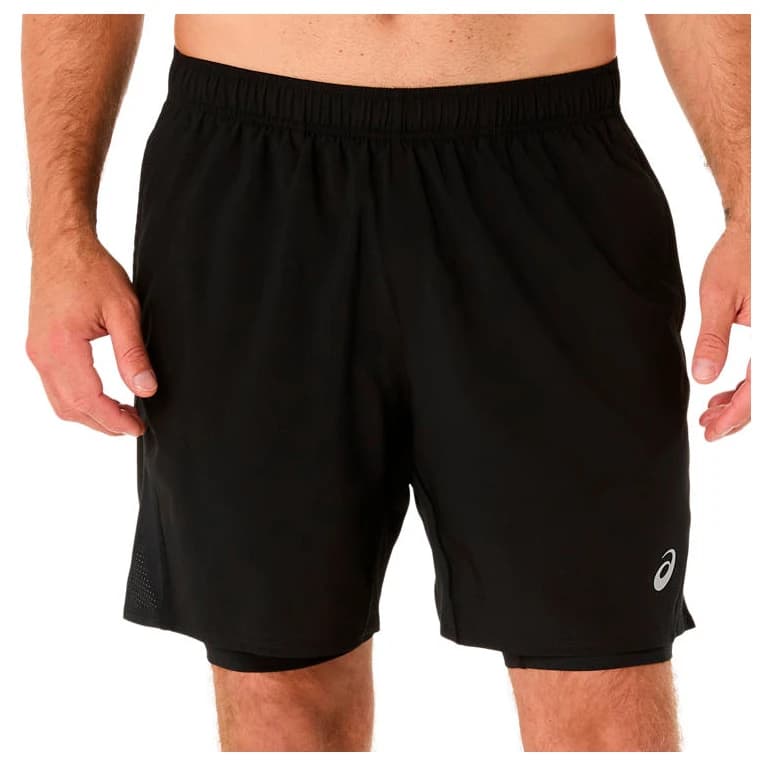 Мъжки шорти за бягане Asics Core 2in1 7'' Short Running shorts - Performance Black / Performance Black