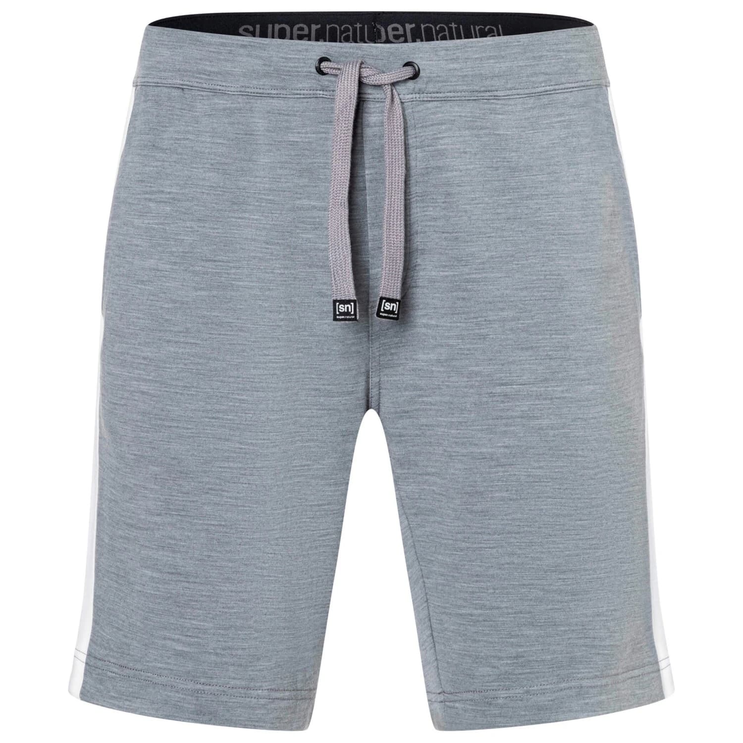 Мъжки къси панталони Super.natural Colorado Shorts - Cashmere Grey Melange / Fresh White