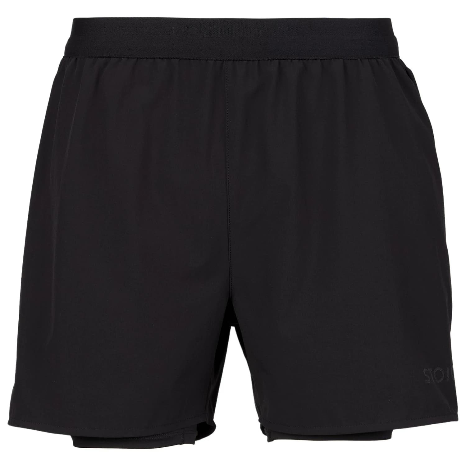 Мъжки шорти за бягане Stoic HelsingborgSt. Performance 2in1 Shorts II Running shorts - Black