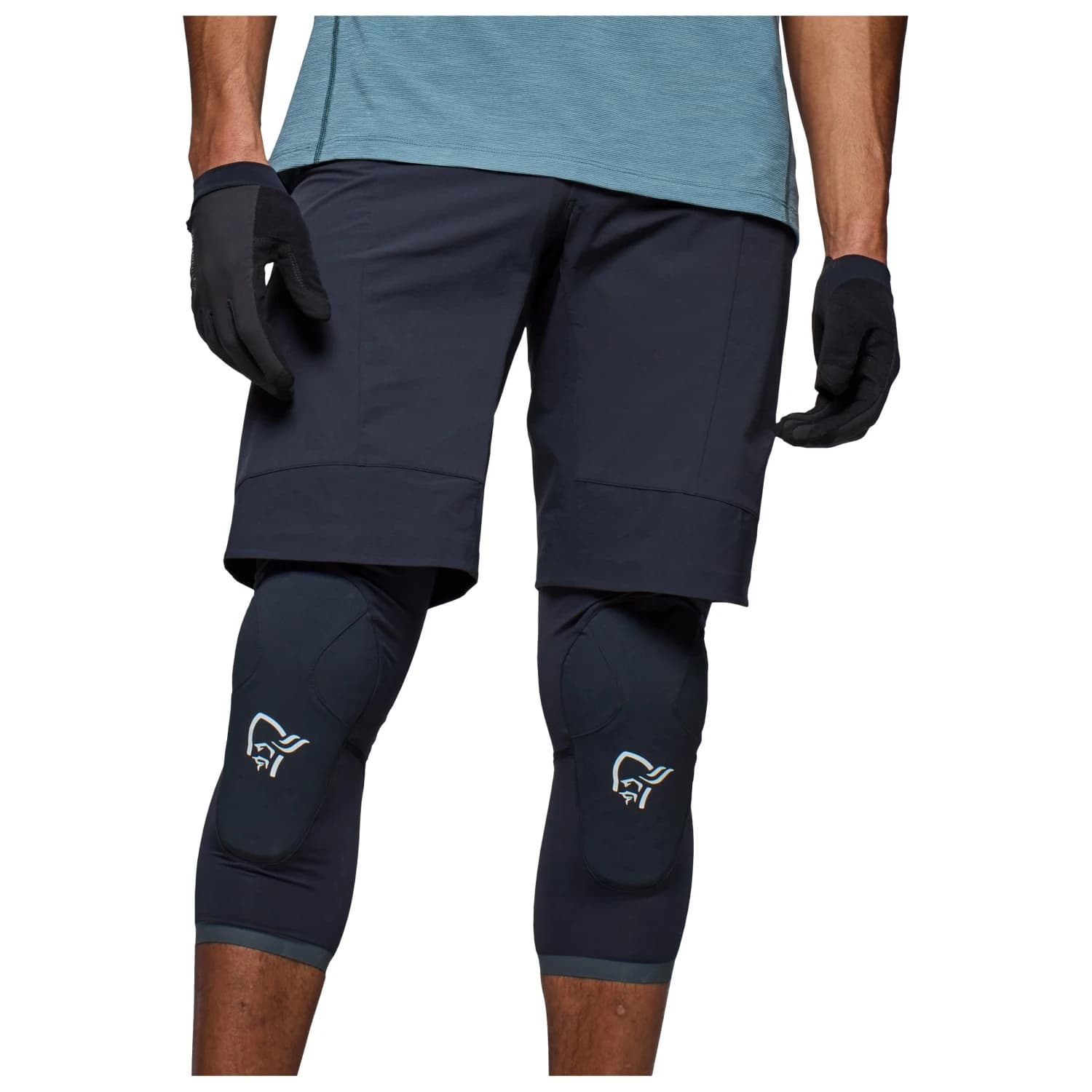 Мъжки къси панталони Norrøna Fjørå Flex1 Tech Shorts - Caviar Black