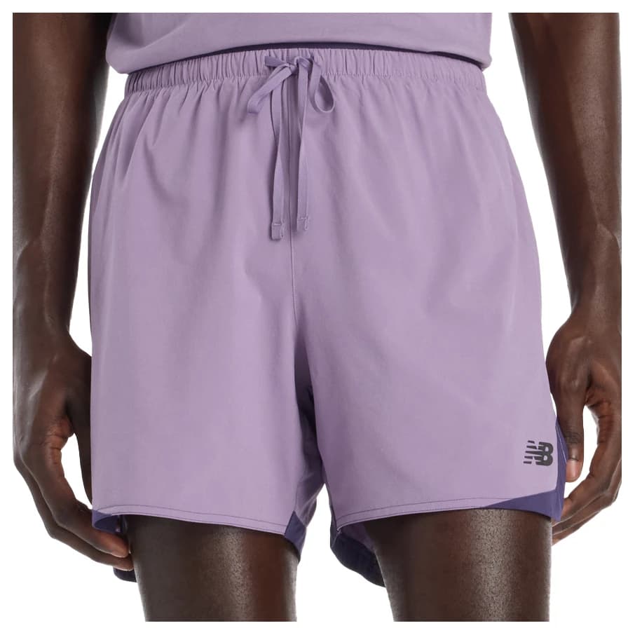 Мъжки шорти за бягане New balance Run Essentials Short 5'' Running shorts - Candied Violet