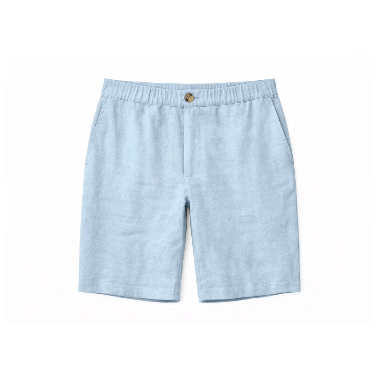 Мъжки къси панталони Mazine Regular Linen Shorts - Pastel Blue