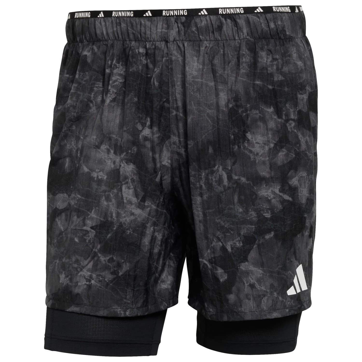 Шорти за бягане Adidas Adi365 Spray Dye 2in1 Shorts Running shorts - Grey Four