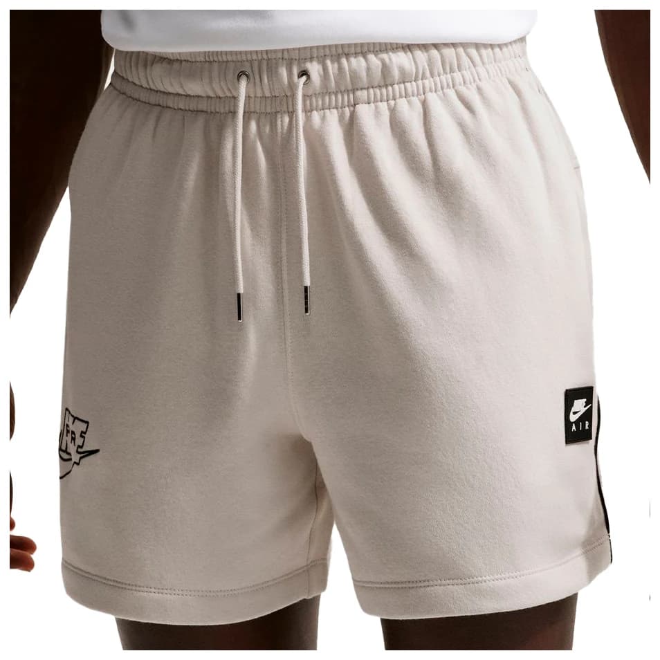 Мъжки къси панталони Nike Air BB Fleece Short Shorts - Light Bone / Black