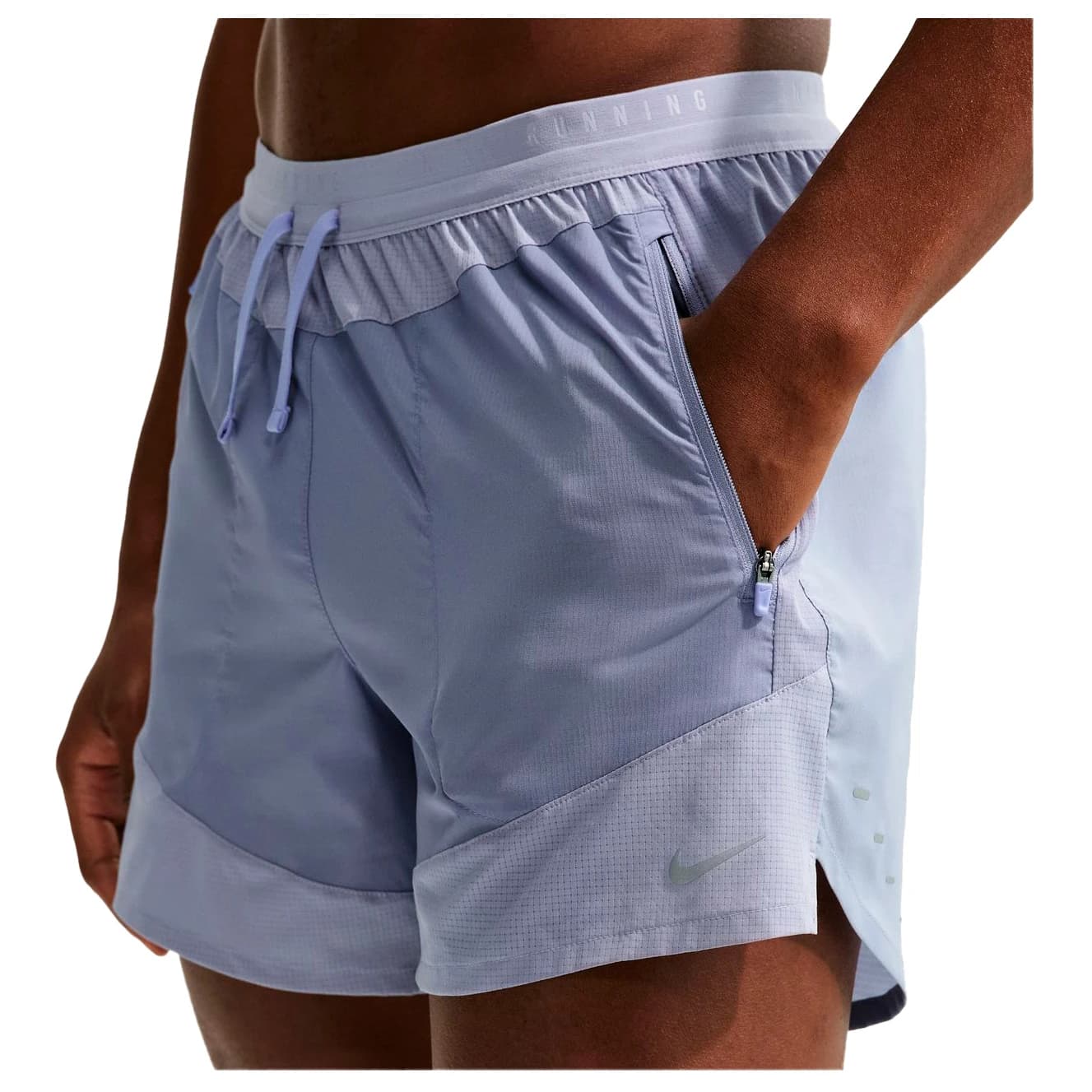 Мъжки шорти за бягане Nike Stride Dri-FIT 5 Brief-Lined Running Shorts - Iron Purple / Indigo Haze / Reflective Silver
