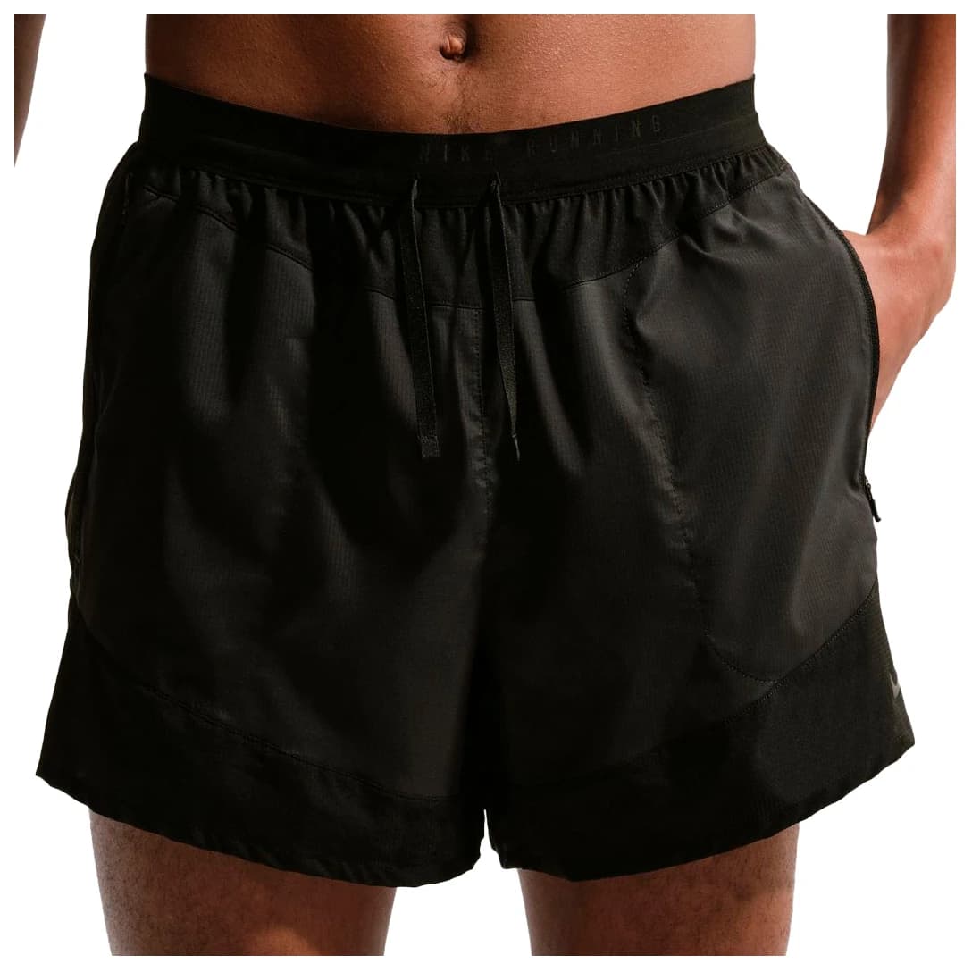 Мъжки шорти за бягане Nike Stride Dri-FIT 5 Brief-Lined Running Shorts - Off Noir / Black / Black / Reflective Black
