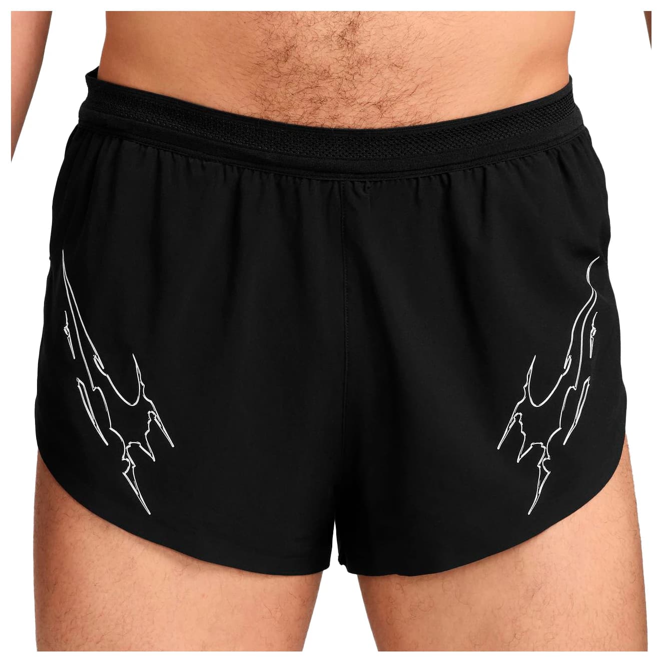Шорти за бягане Nike Dri-Fit ADV Aeroswift 2'' Brief GFX Short Running shorts - Black